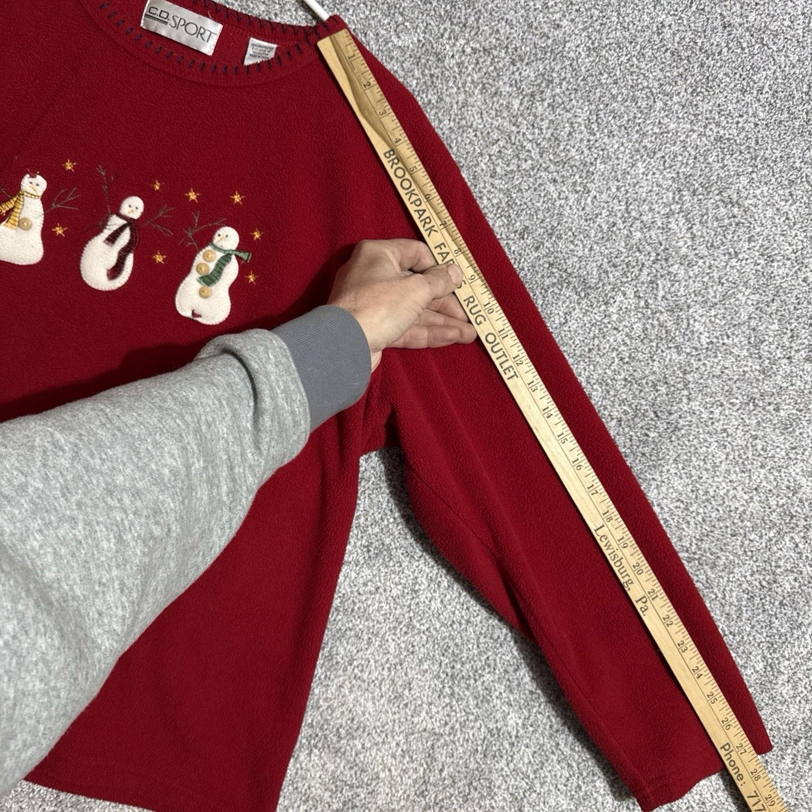 Other Retro Y2K Sweatshirt Womens L Embroidered Snowman Holiday Size L / US 10 / IT 46 - 4 Thumbnail