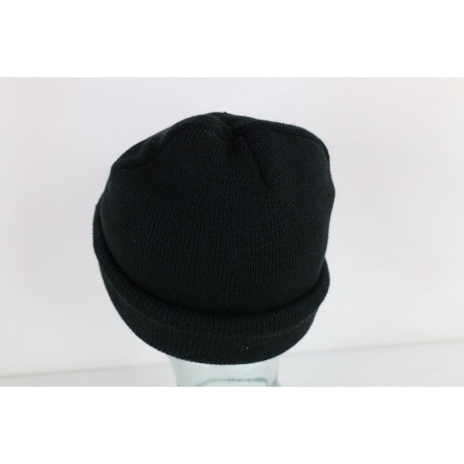 Vintage Vintage 90s Streetwear Blank Double Wall Chunky Knit Beanie Size ONE SIZE - 3 Thumbnail