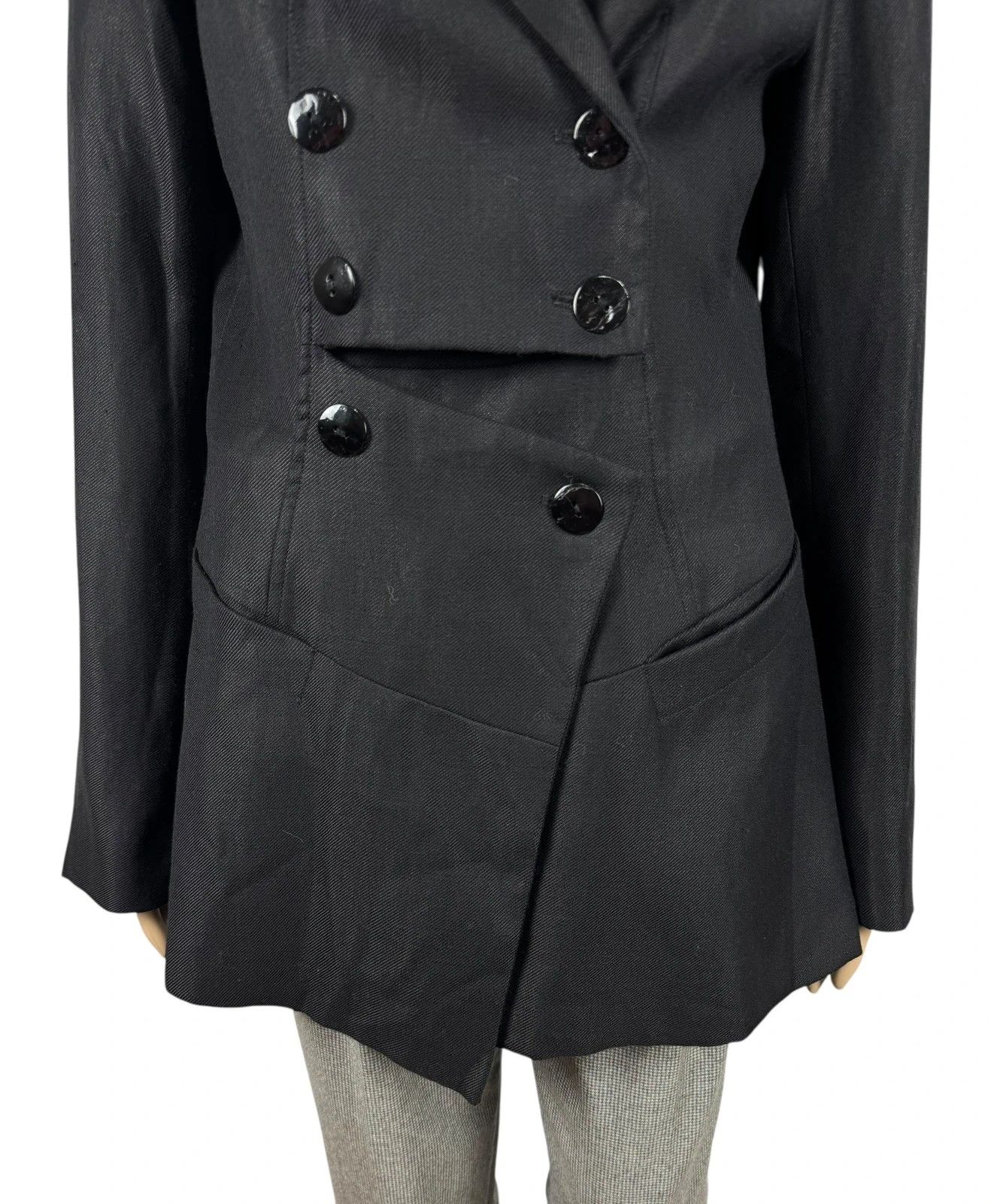 Sarah Pacini Sarah Pacini Deconstructed Blazer Linen Wool size 1 Size S / US 4 / IT 40 - 11 Thumbnail