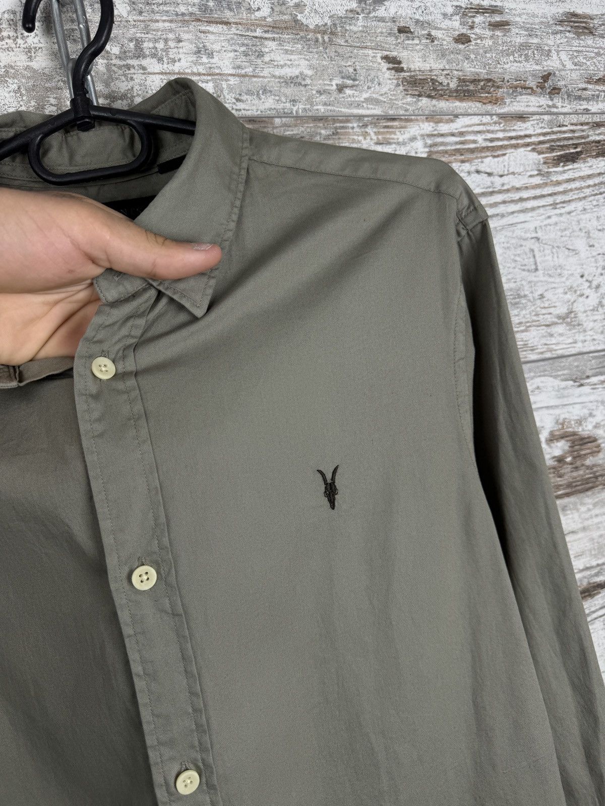 Allsaints × Japanese Brand Mens Vintage AllSaints redondo long sleeve shirts button up Size US M / EU 48-50 / 2 - 5 Thumbnail
