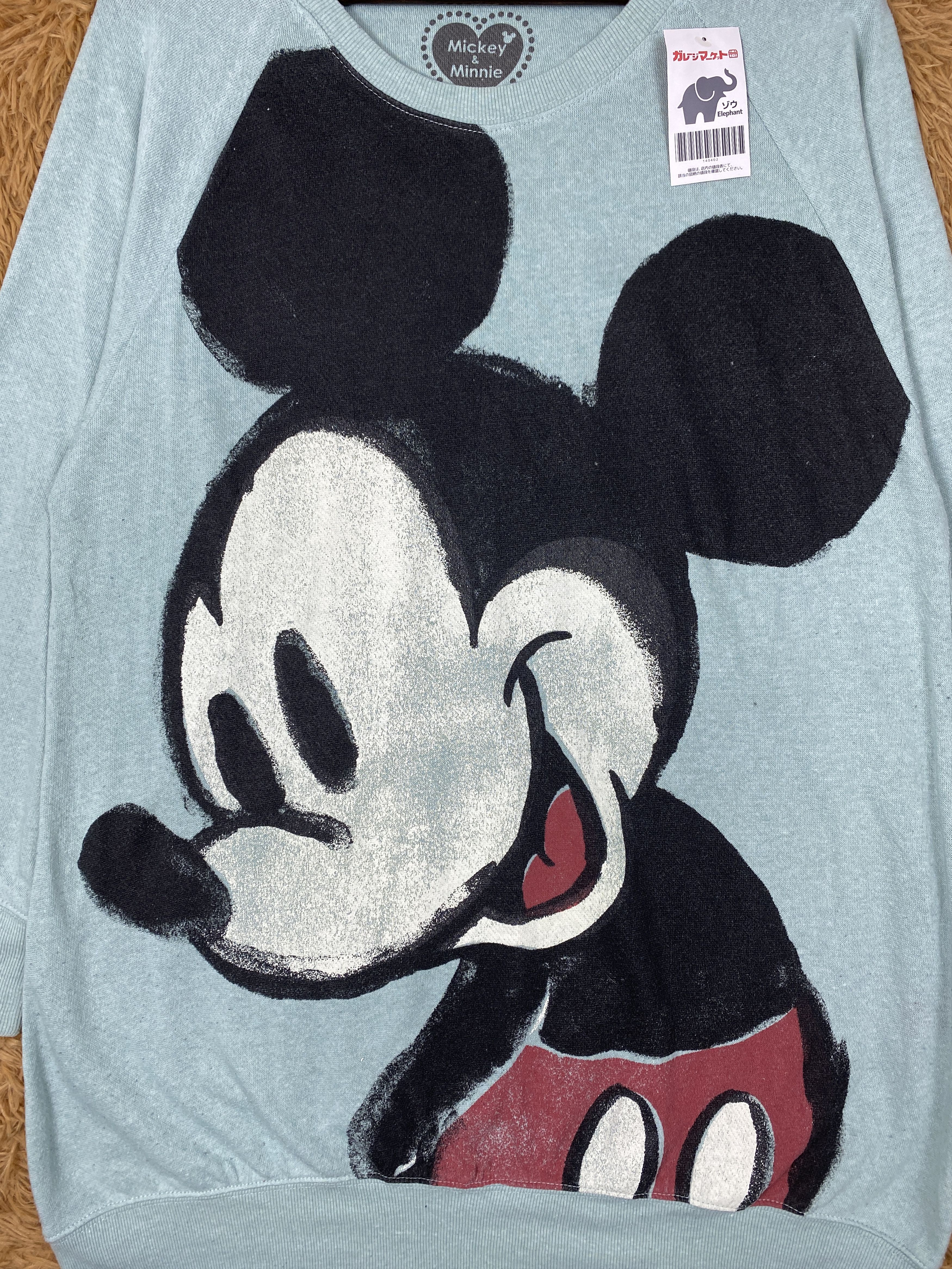 Disney Vintage Disney Mickey & Minnie Sweatshirts PJ0384 Size US L / EU 52-54 / 3 - 4 Thumbnail