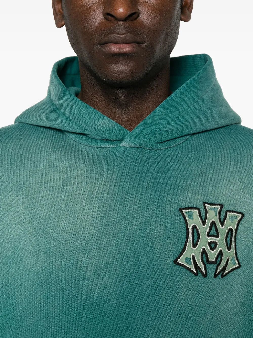 Amiri o1h1sh10525 Ma Hollywood Hoodie in Teal Green Size US XS / EU 42 / 0 - 5 Thumbnail
