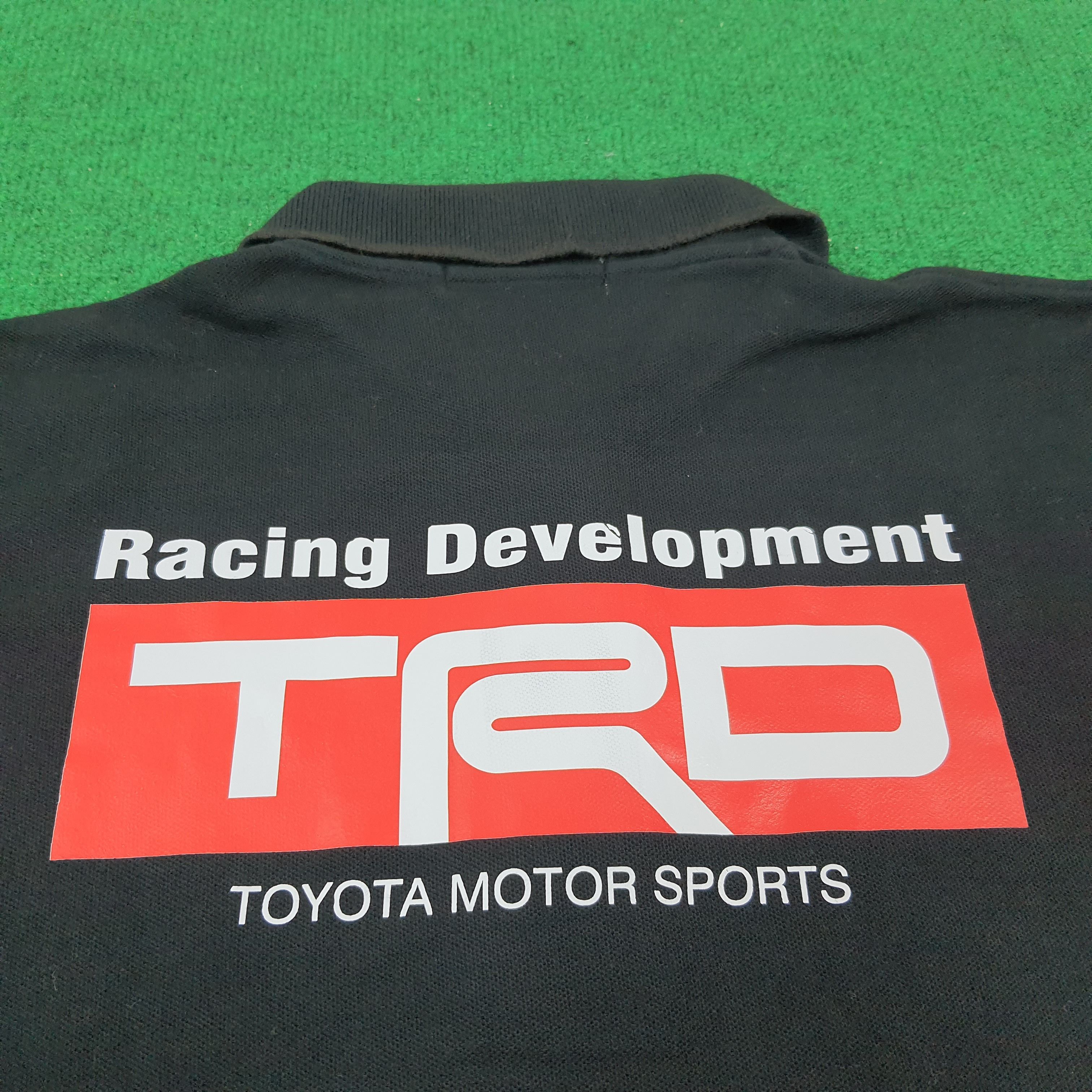 Japanese Brand × Vintage Vintage TRD Toyota Motor Sports Racing Polo Shirt Size US L / EU 52-54 / 3 - 2 Thumbnail