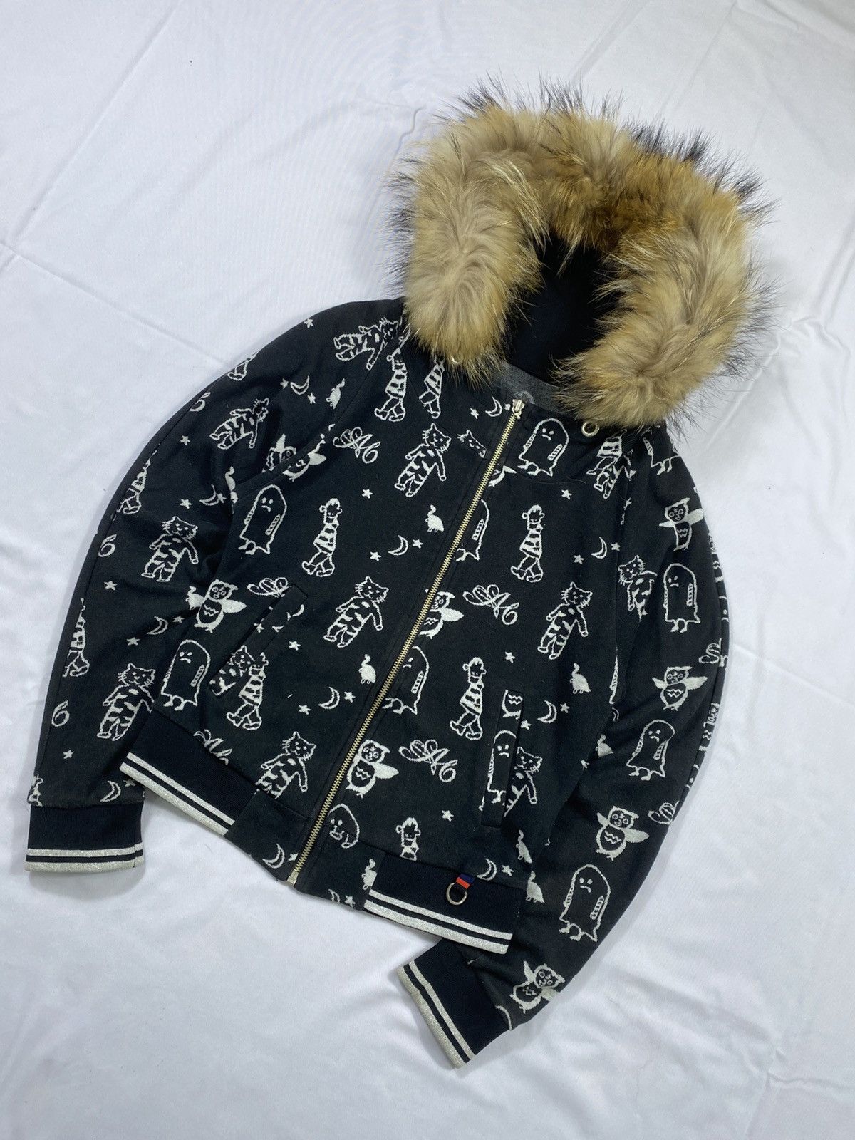 20471120 2000s cats A6 Furr zip hoodie Lgb Ifsix style Size US S / EU 44-46 / 1 - 2 Thumbnail
