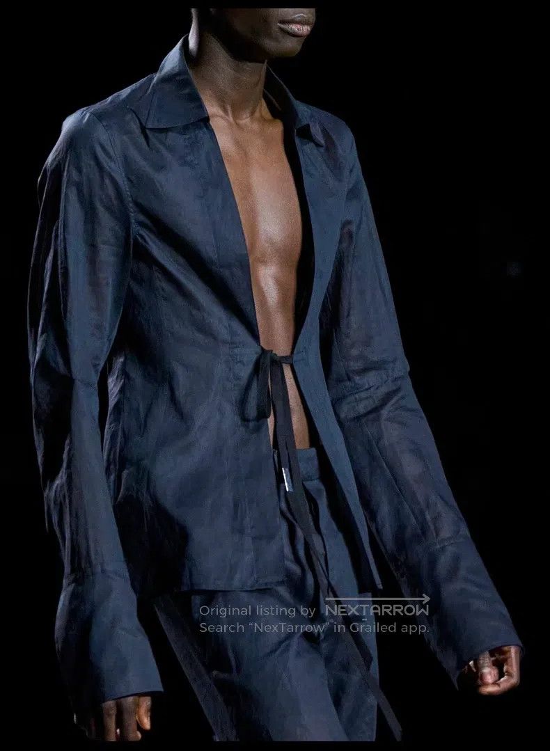 Ann Demeulemeester Ann Demeulemeester 40 cashmere streamer coat ... Size US XXS / EU 40 - 8 Thumbnail