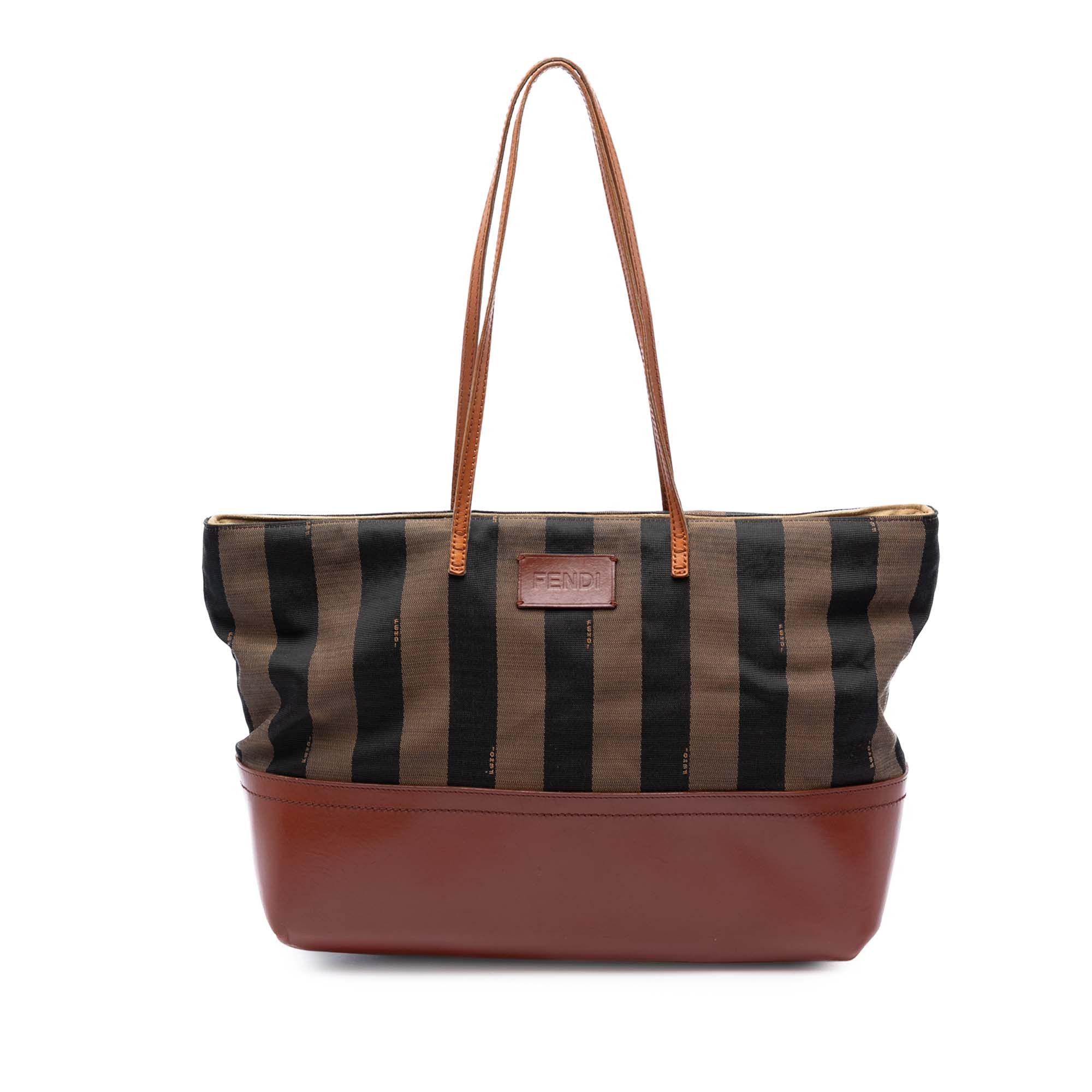Fendi Medium Pequin Canvas Roll Tote Size ONE SIZE - 1 Thumbnail