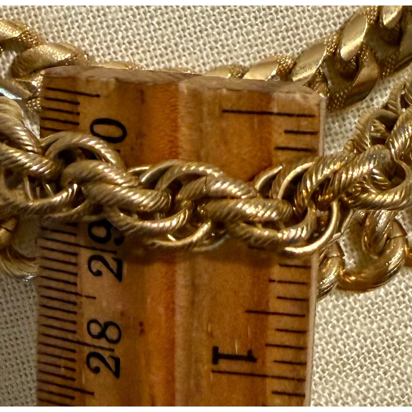 Monet Vintage Monet Chunky Runway Chain 20” Gold Tone Size ONE SIZE - 9 Thumbnail