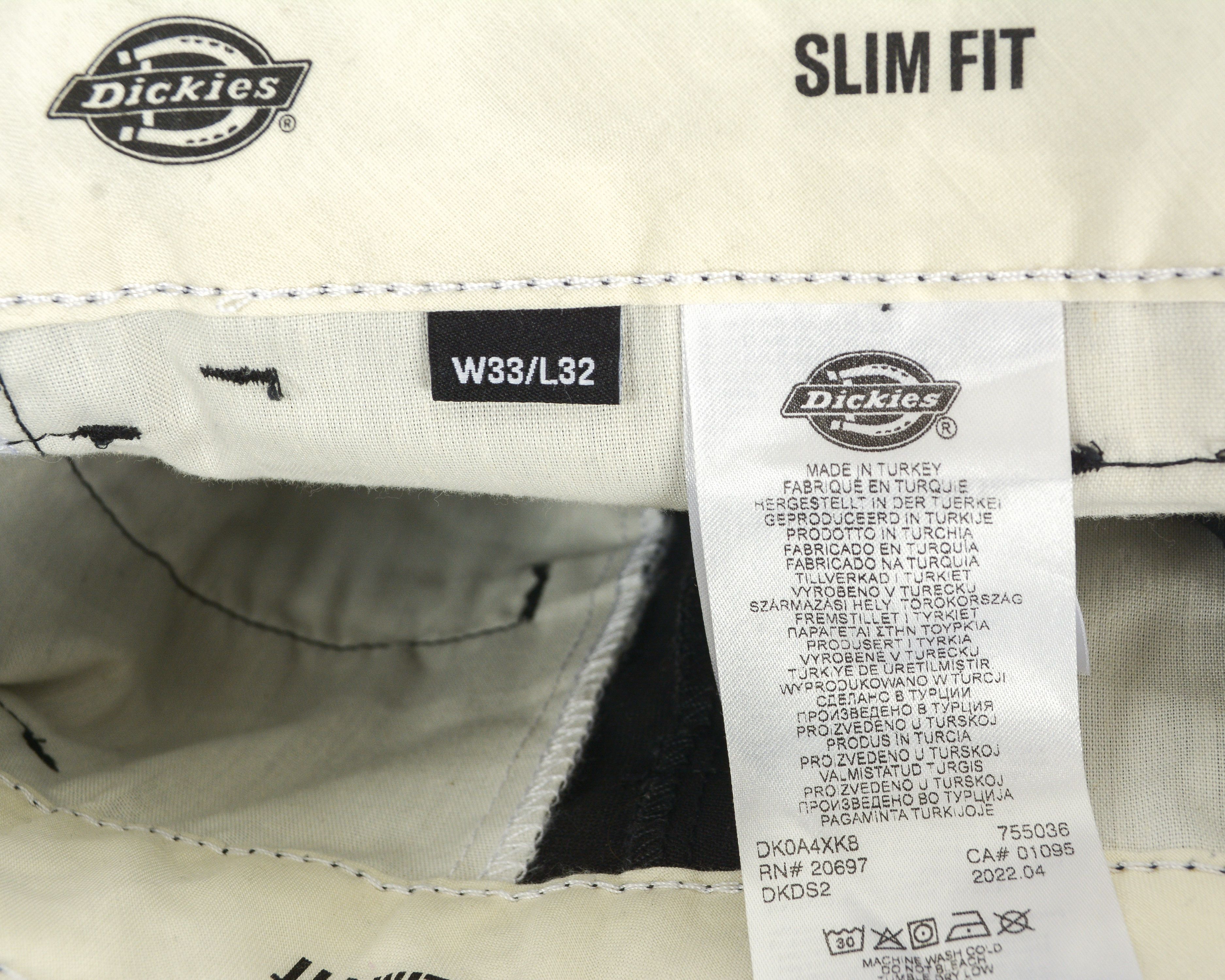 Dickies Mens W33 L32 Slim Fit Pants Canvas Cotton Trousers Chore M Size US 33 - 11 Thumbnail