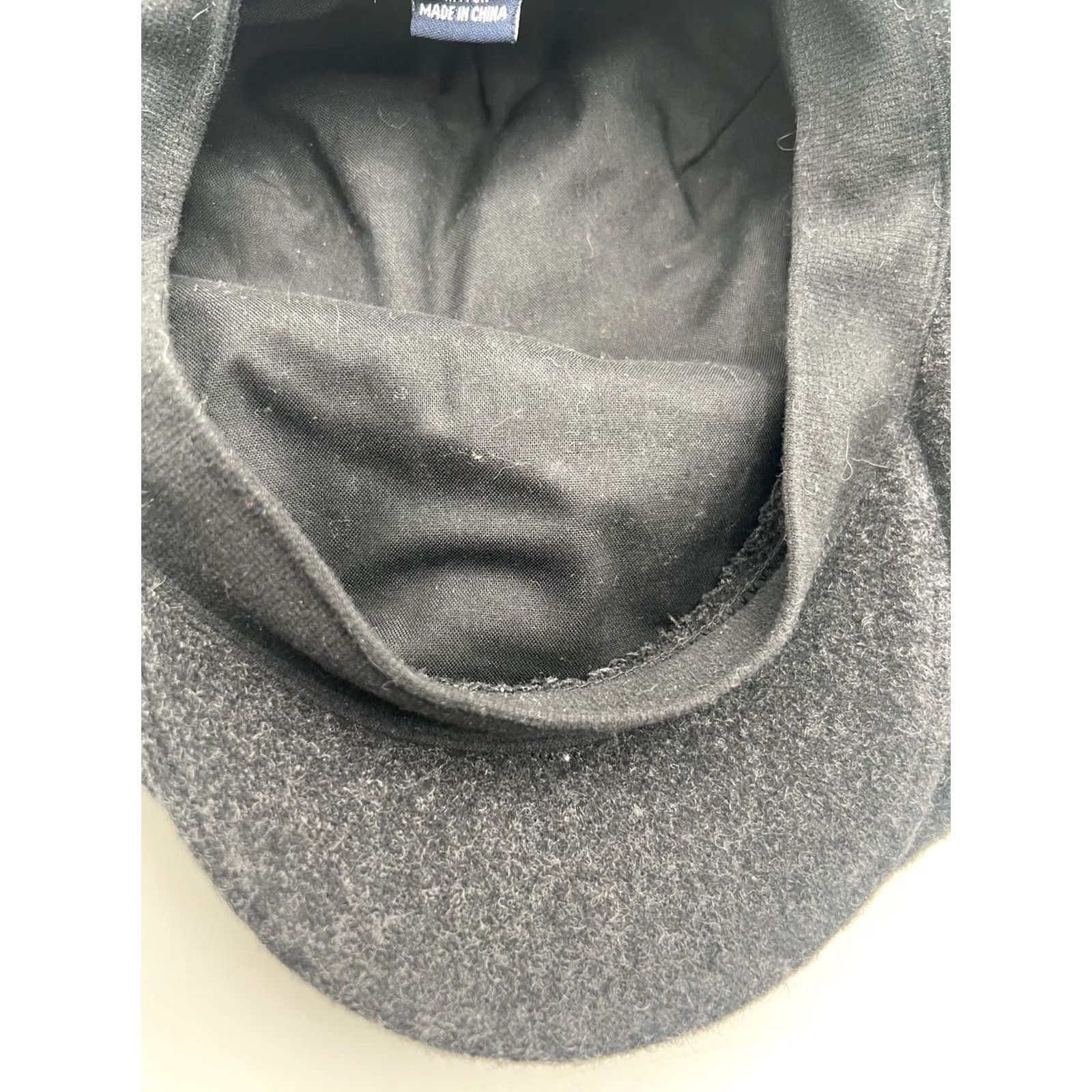 Duluth Trading Company Duluth Trading Co Newsboy Cap Wool Blend Black/Gray Cabbie Wool Blend Cap Men M Black Newsboy Cabbi e - Note: fix? Size ONE SIZE - 4 Thumbnail
