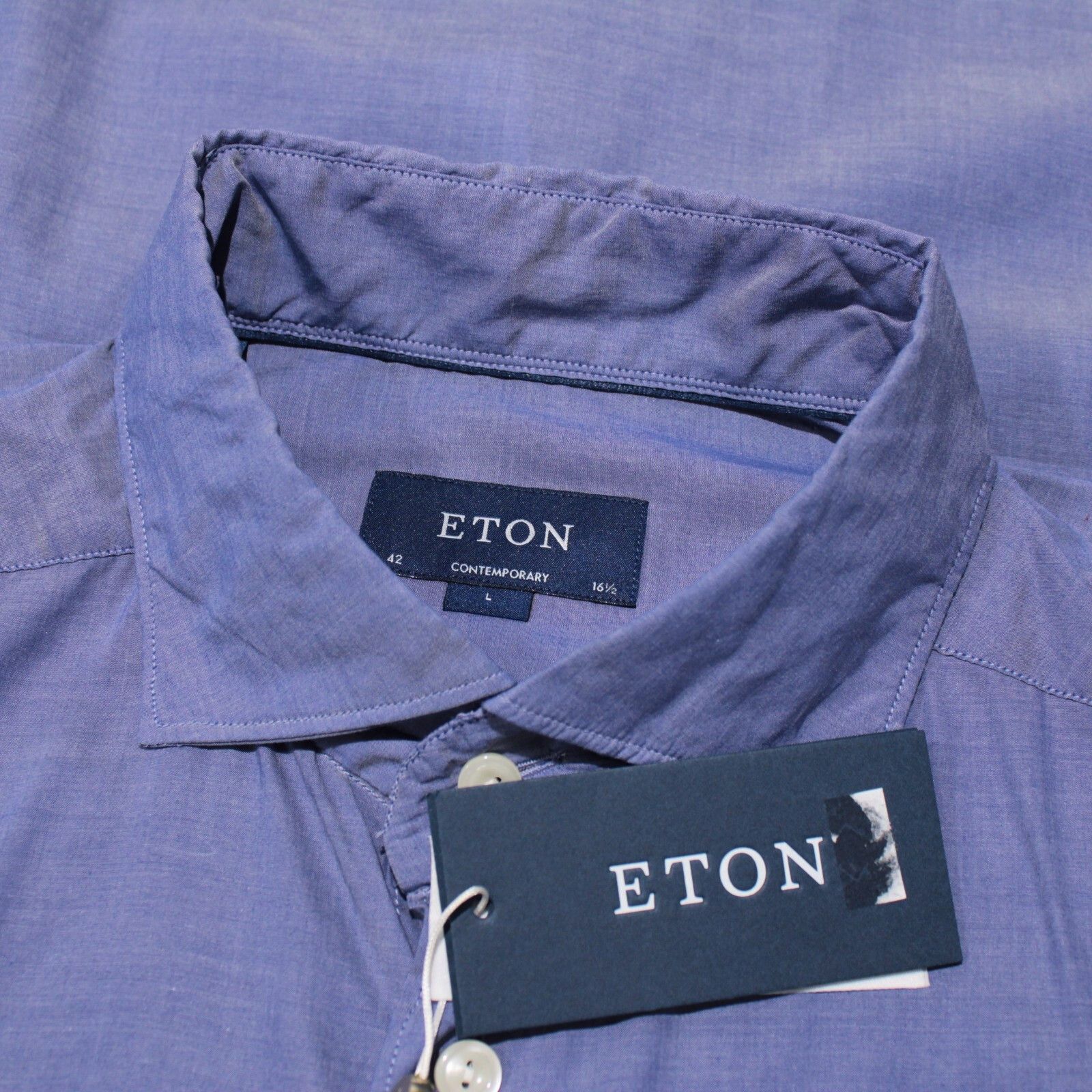 Eton Eton New with tags Shirt Size L US In Blue Size US L / EU 52-54 / 3 - 1 Thumbnail