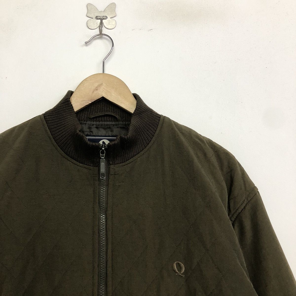 Japanese Brand Q Pronounced Quilted Design Paded Light Jacket Size US L / EU 52-54 / 3 - 5 Thumbnail