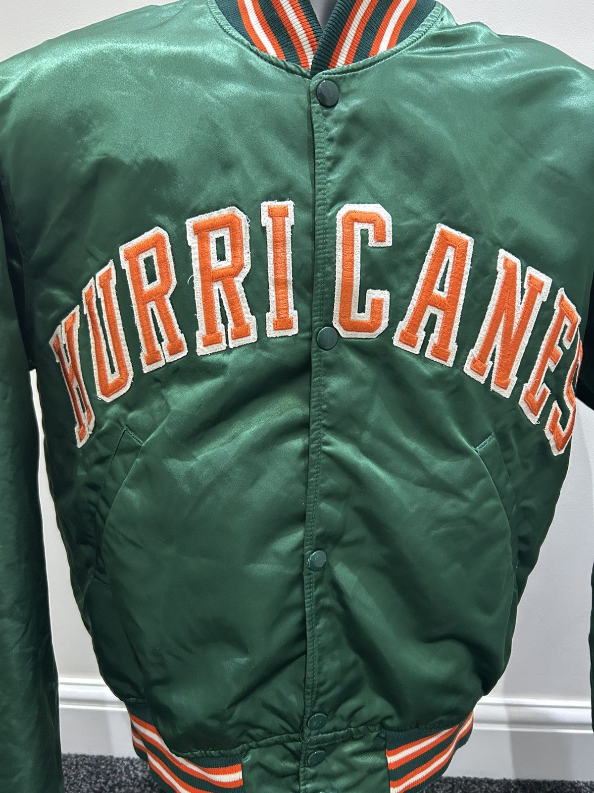 Starter Vintage Miami Hurricanes Starter Jacket Size US M / EU 48-50 / 2 - 3 Thumbnail
