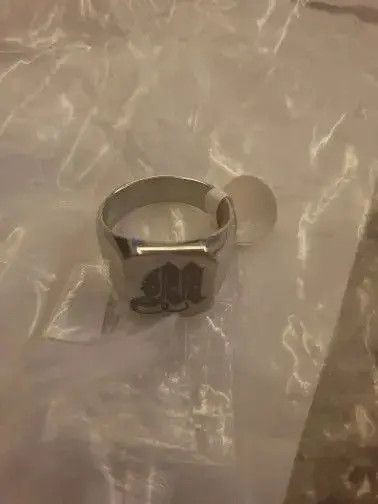 Handmade × Jewelry × Ring Of Fire M Bulky Heavy Stamp ring ( Size 7 to 12 ) Size ONE SIZE - 4 Thumbnail