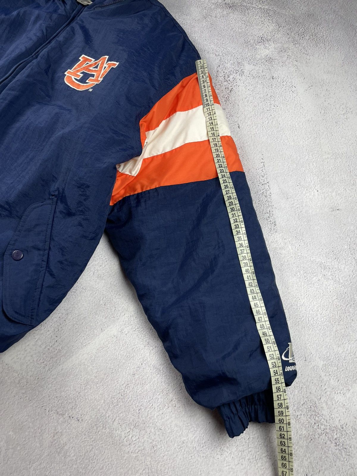 Logo Athletic Rare Vintage 90s Auburn Tigers Starter Jacket Navy Orange L Size US L / EU 52-54 / 3 - 16 Thumbnail