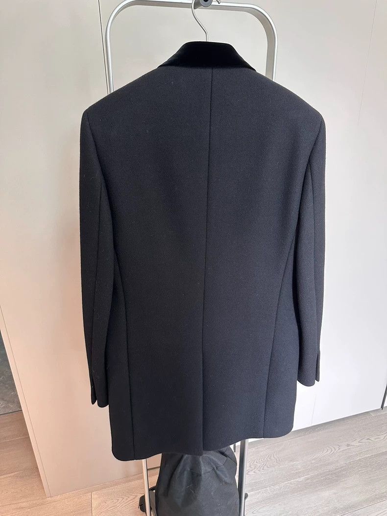 Saint Laurent Paris Saint Laurent Black Overcoat Never Worn-2506 Size M / US 6-8 / IT 42-44 - 2 Thumbnail
