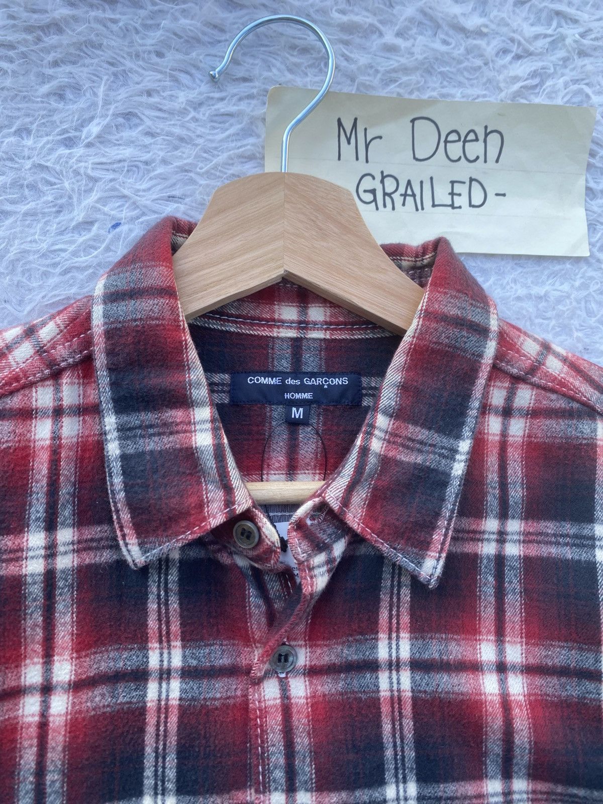 Comme des Garcons Homme Rare Comme Des Garcons Homme Longsleeve Flannel Size US M / EU 48-50 / 2 - 9 Thumbnail