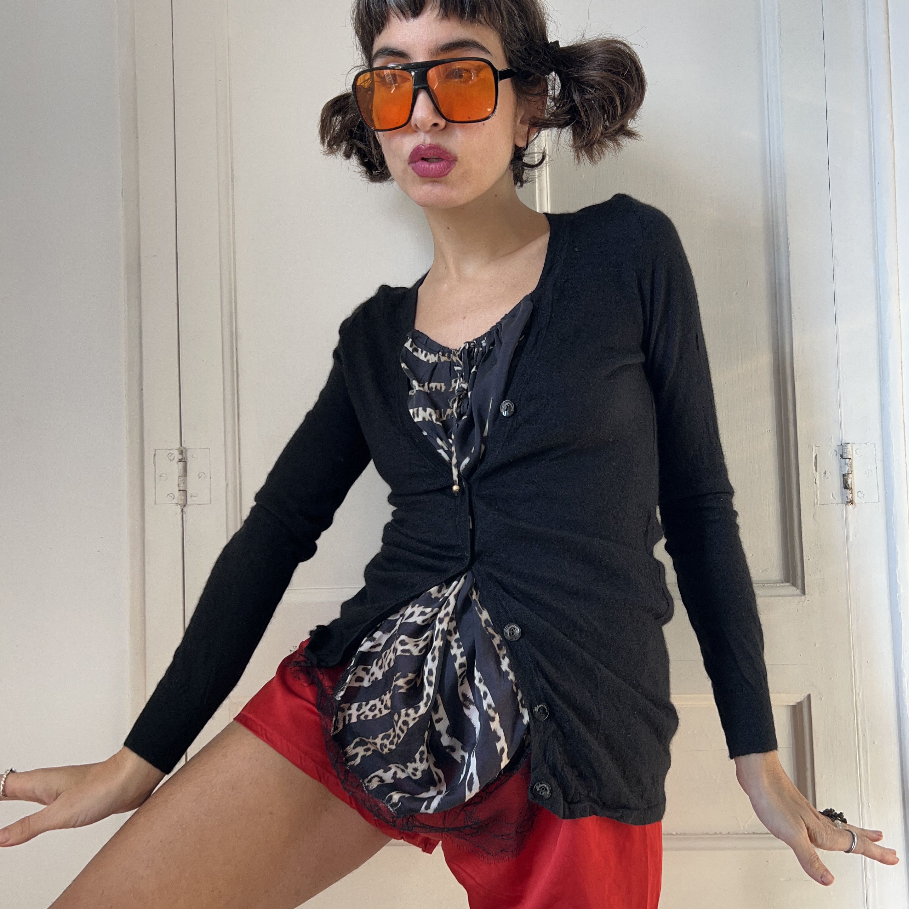 Blumarine intage Y2K Blumarine Cashmere Silk Cardigan Top Size XL / US 12-14 / IT 48-50 - 6 Thumbnail