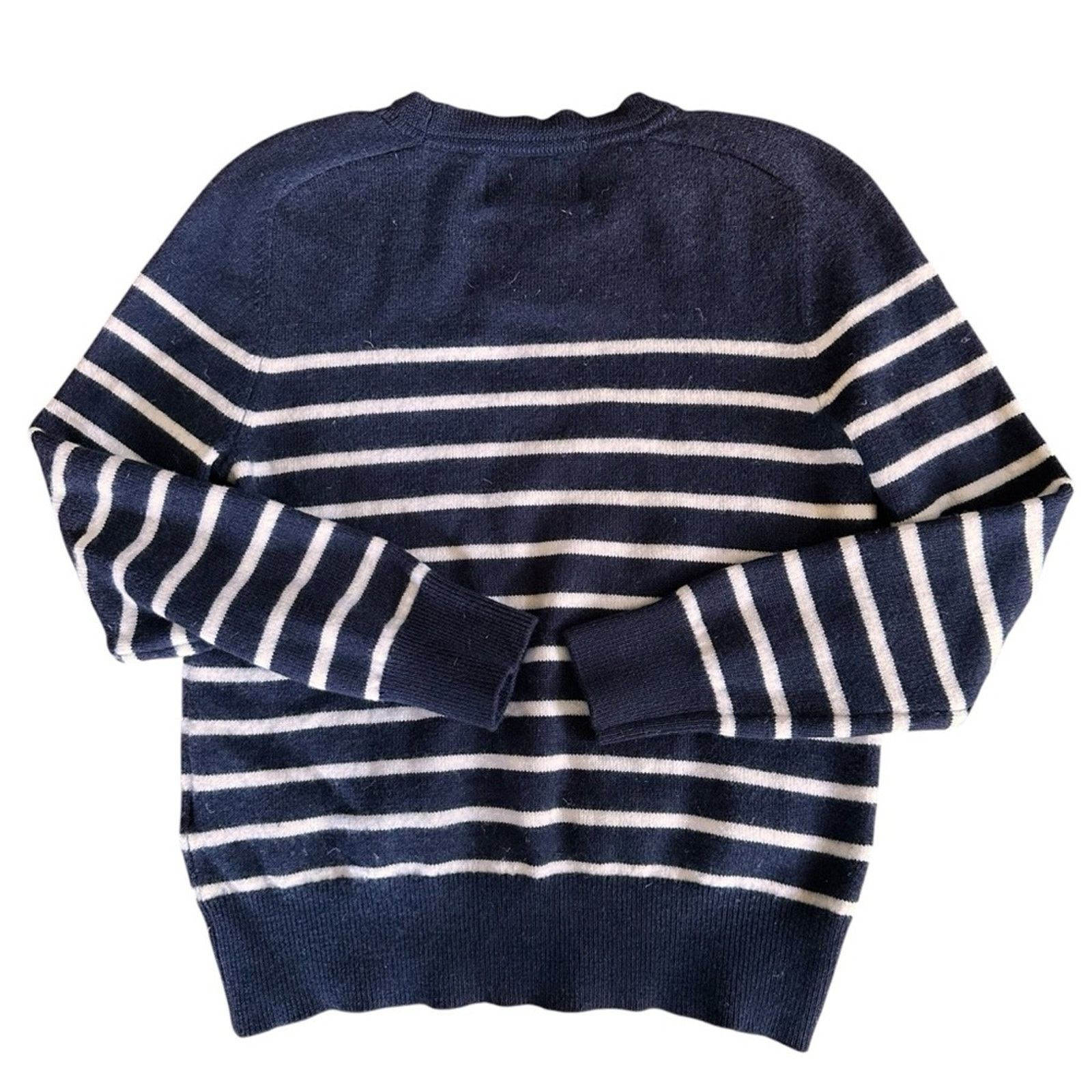 Helly Hansen Helly Hansen Striped Merino Wool Sweater – Blue/White Size S / US 4 / IT 40 - 4 Thumbnail