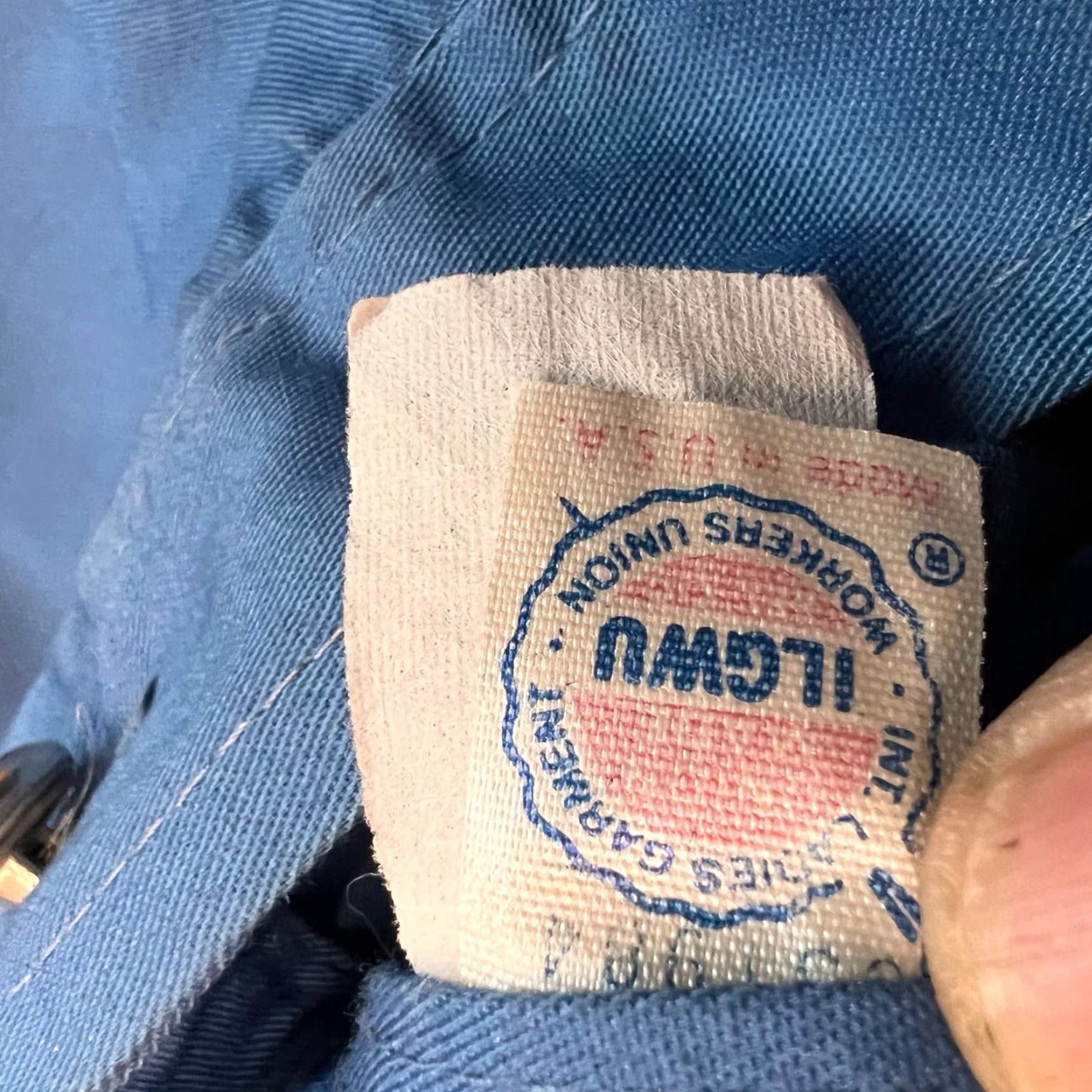 Vintage VINTAGE ILGWU Union Made Skirt Midi Women Size S Blue Pockets 80s A-Line United States Size 28" / US 6 / IT 42 - 6 Thumbnail