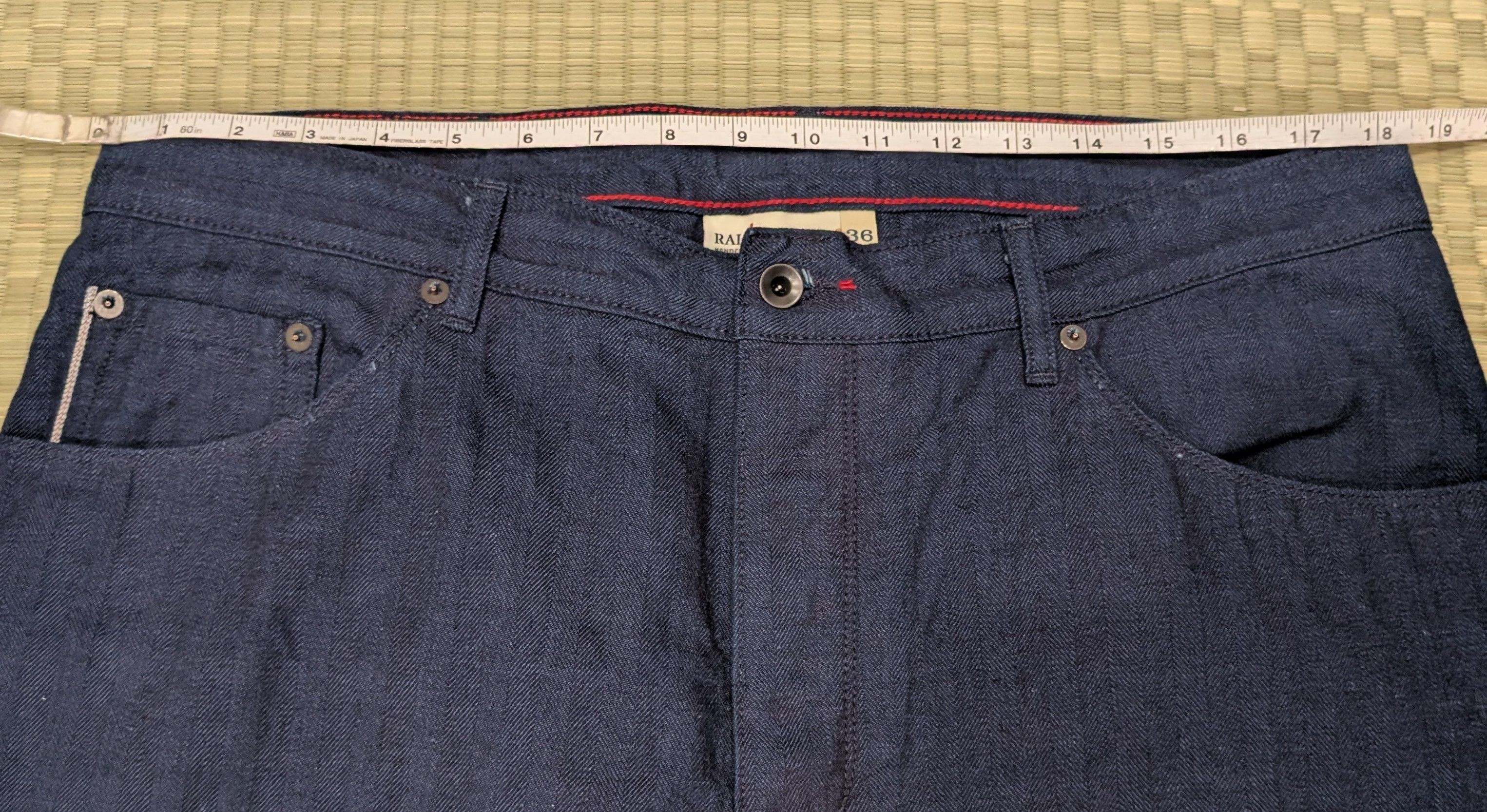 Raleigh Denim RARE Raleigh Denim Broken Twill Selvedge Jones Jeans 36 x 27 Size US 36 / EU 52 - 7 Thumbnail