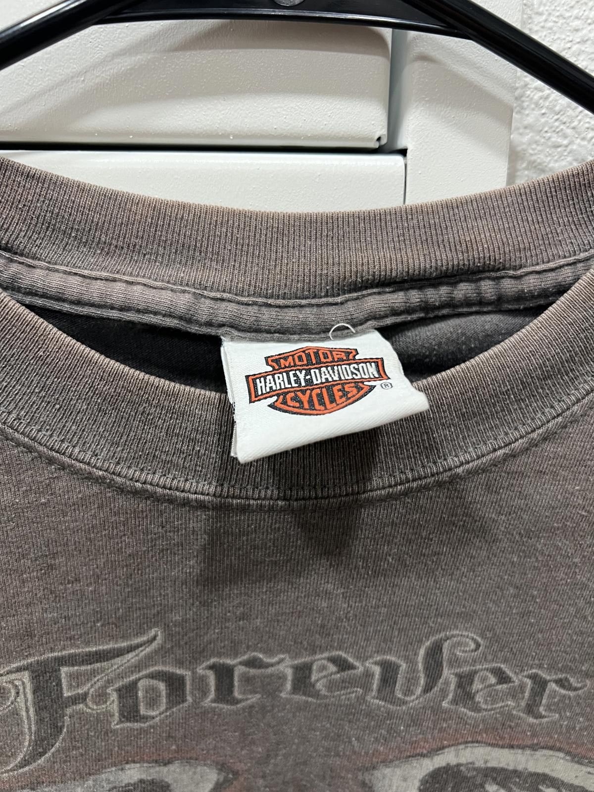 Harley Davidson Y2K Harley Davidson Skull Tee Size US XL / EU 56 / 4 - 2 Thumbnail