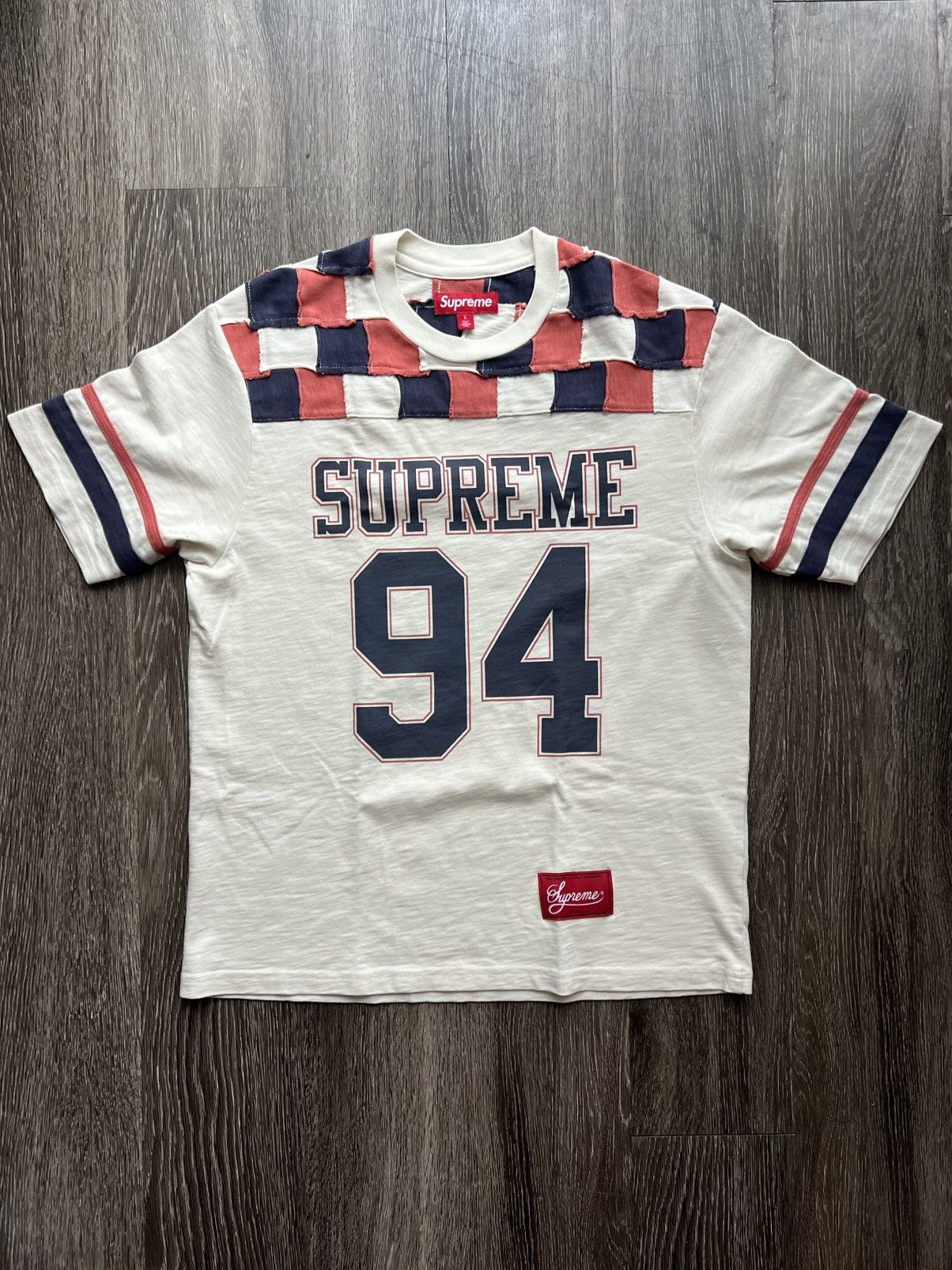 Supreme Supreme Patchwork Yoke Football Top | Grailed