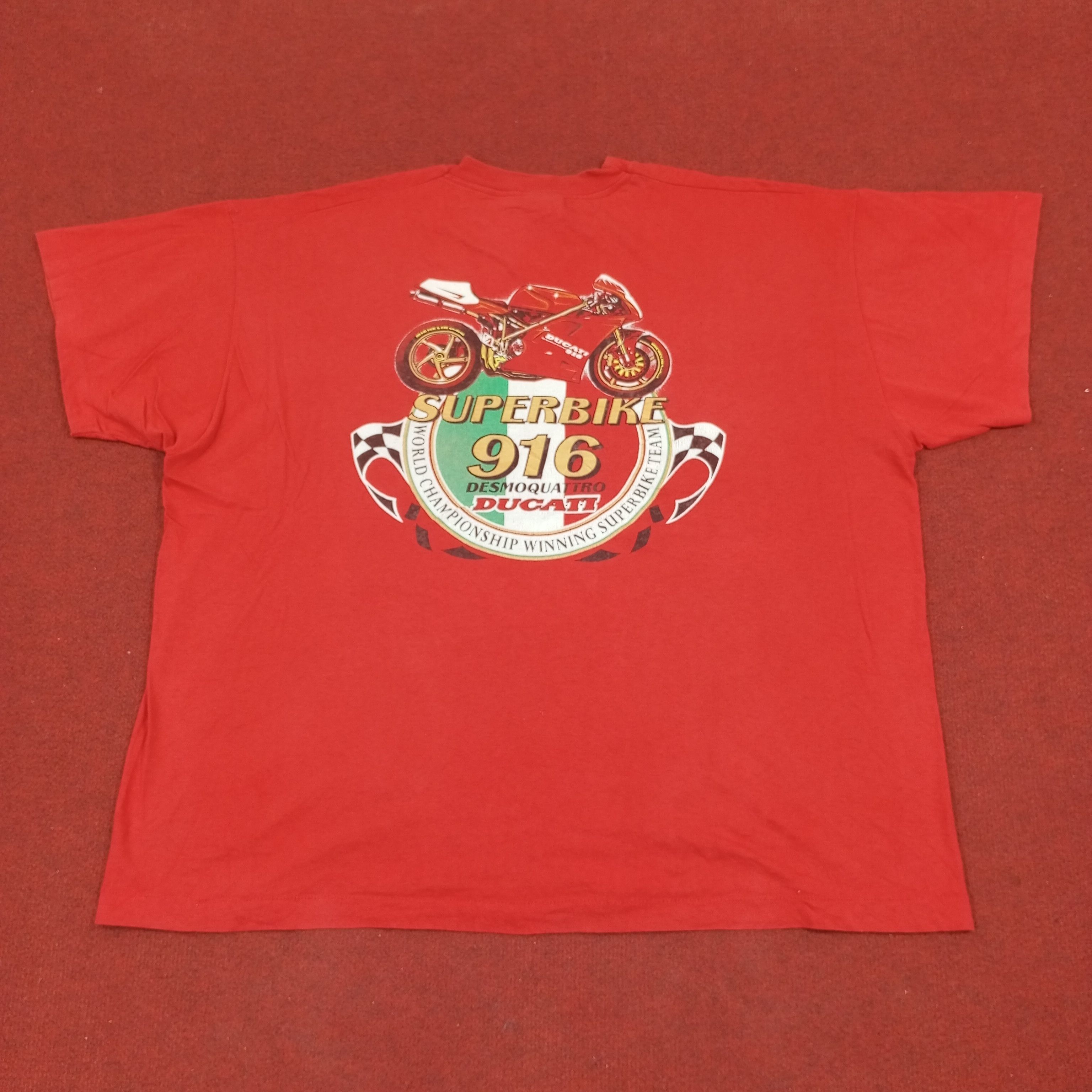 Ducati × Vintage Ducati World Championship Superbike Team Vintage Tshirt Size US XXL / EU 58 / 5 - 3 Thumbnail