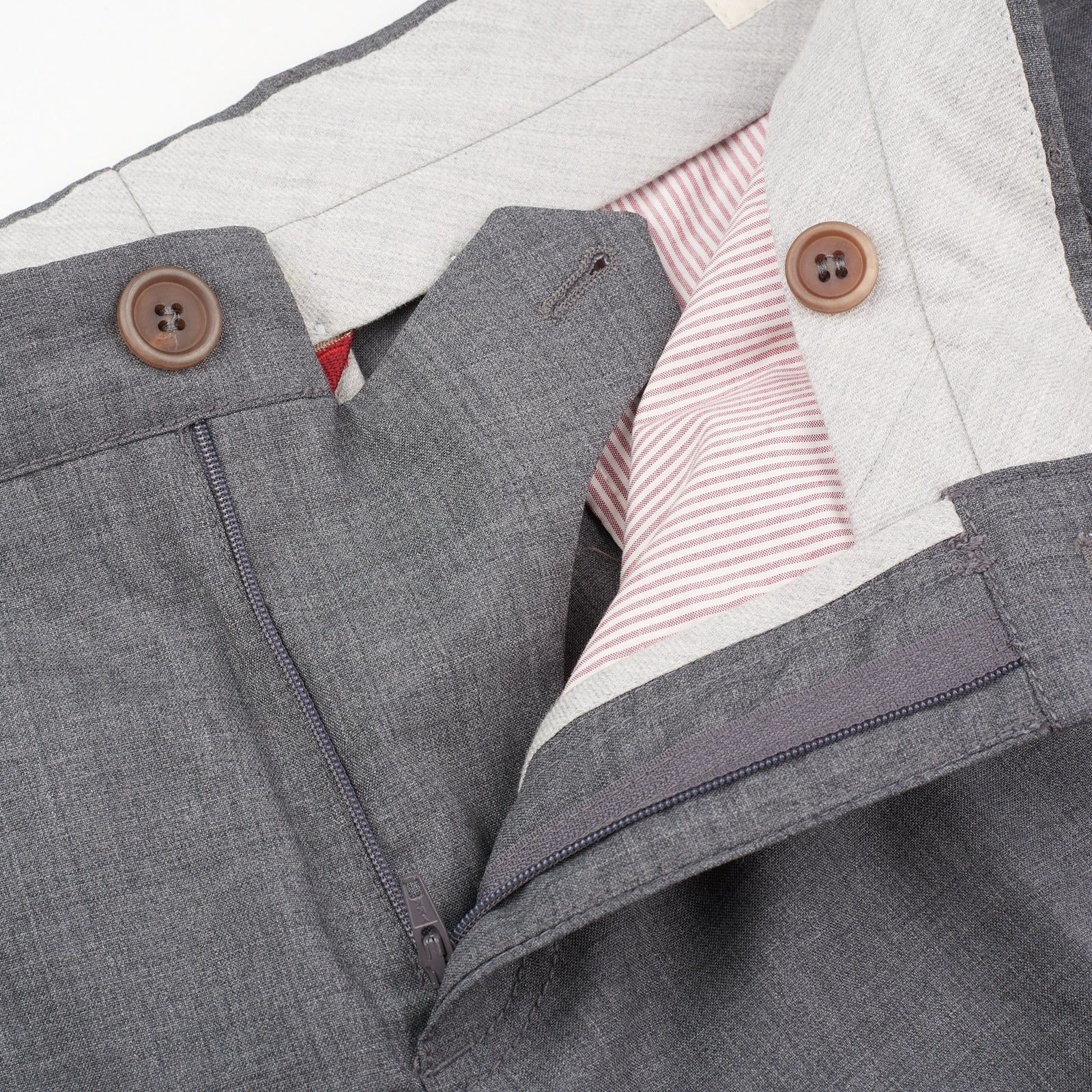 Brunello Cucinelli BRUNELLO CUCINELLI Gray Wool Cargo Slim Fit Pants Size US 34 / EU 50 - 4 Thumbnail