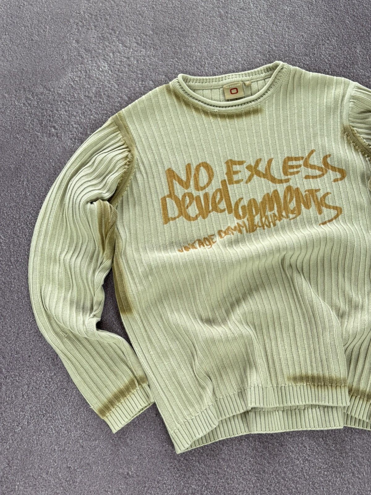 Japanese Brand Y2K Japan Vibe Ribbed Knit Streetwear Sweater Size US M / EU 48-50 / 2 - 4 Thumbnail