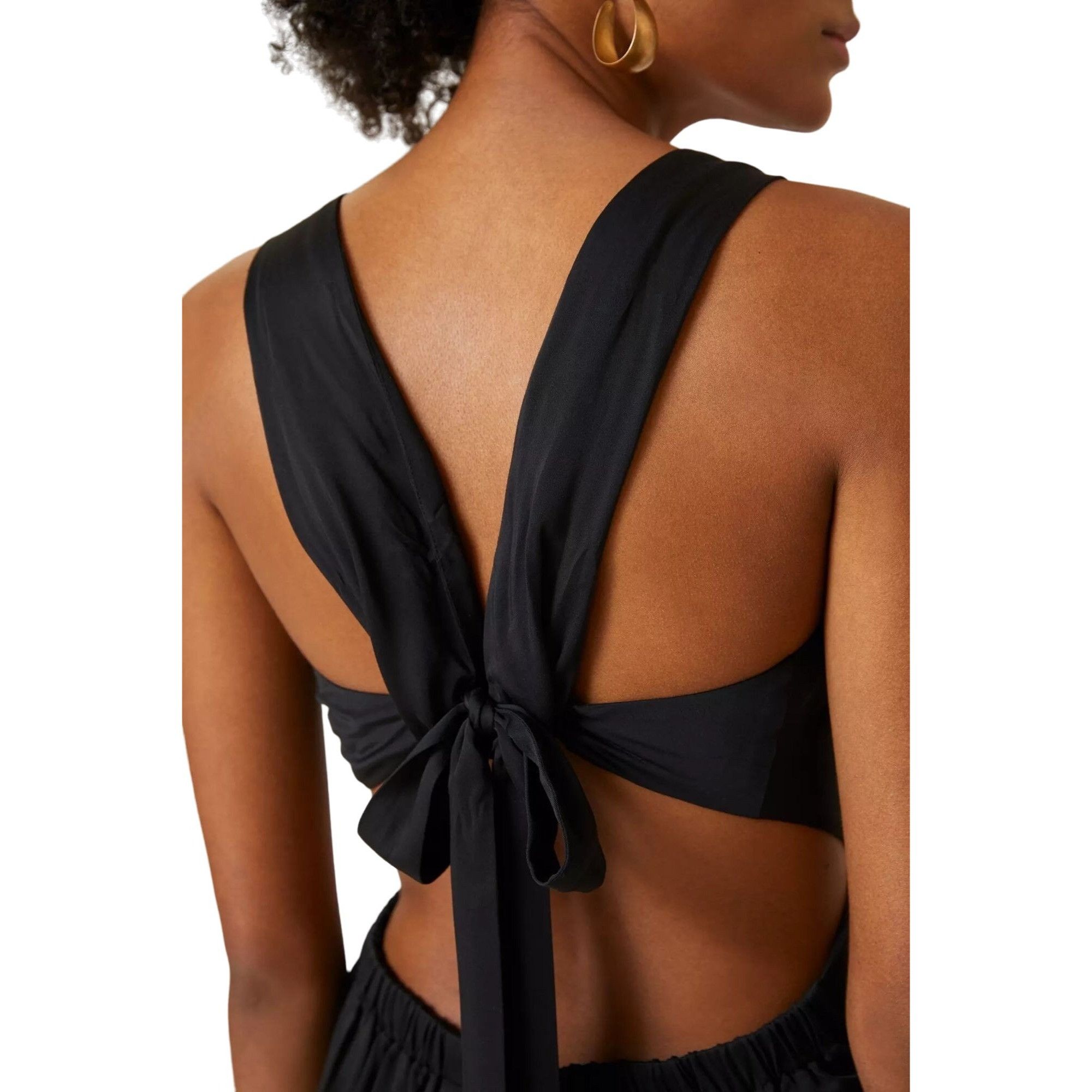 Anthropologie Anthropologie Sleeveless Deep-V Midi Dress Size XS / US 0-2 / IT 36-38 - 4 Thumbnail