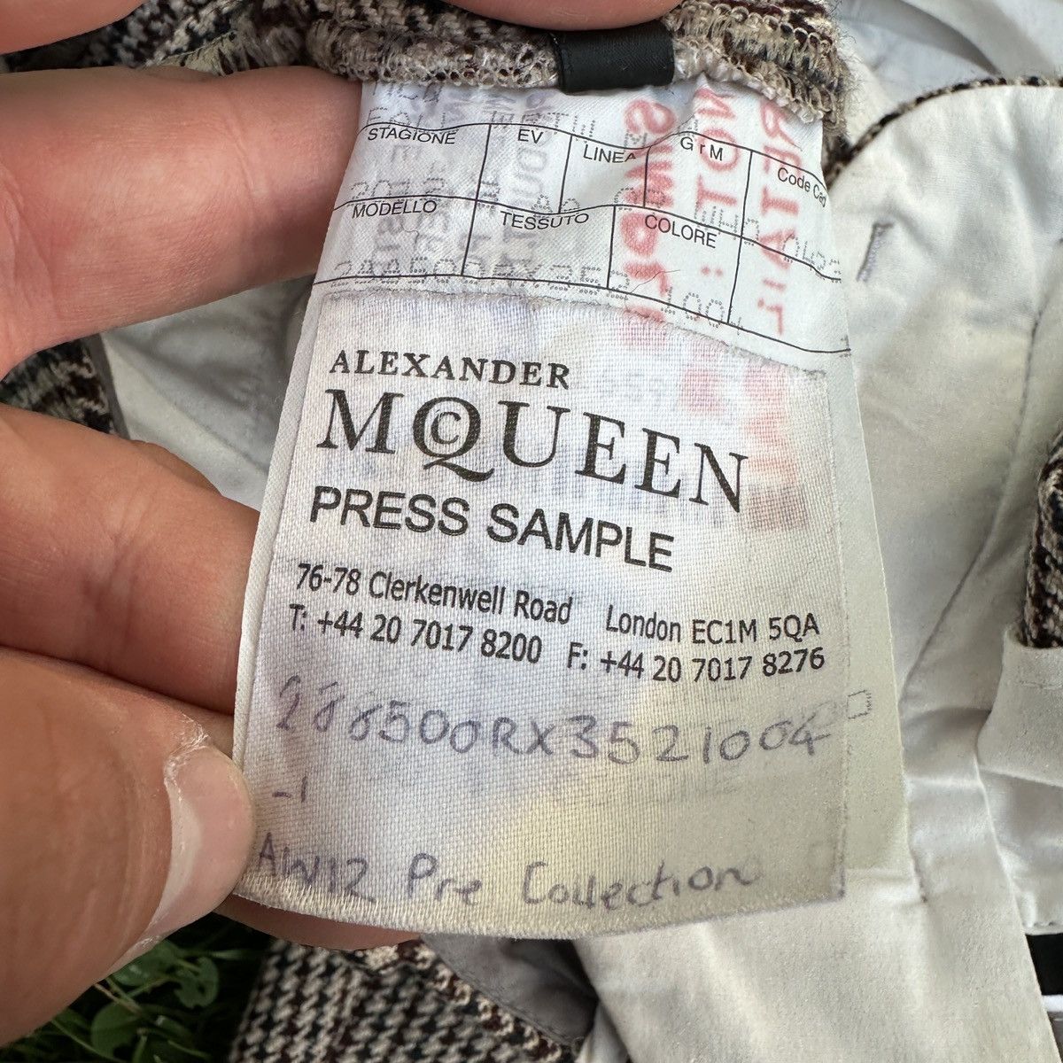 Alexander McQueen SAMPLE Alexander McQueen 2012 Wool Pants Rare Trouser Size 27" / US 4 / IT 40 - 12 Thumbnail