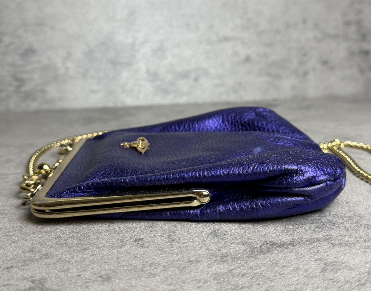 Vivienne Westwood VIVIENNE WESTWOOD - KISS LOCK GOLD CHAIN SLING BAG Size ONE SIZE - 5 Thumbnail
