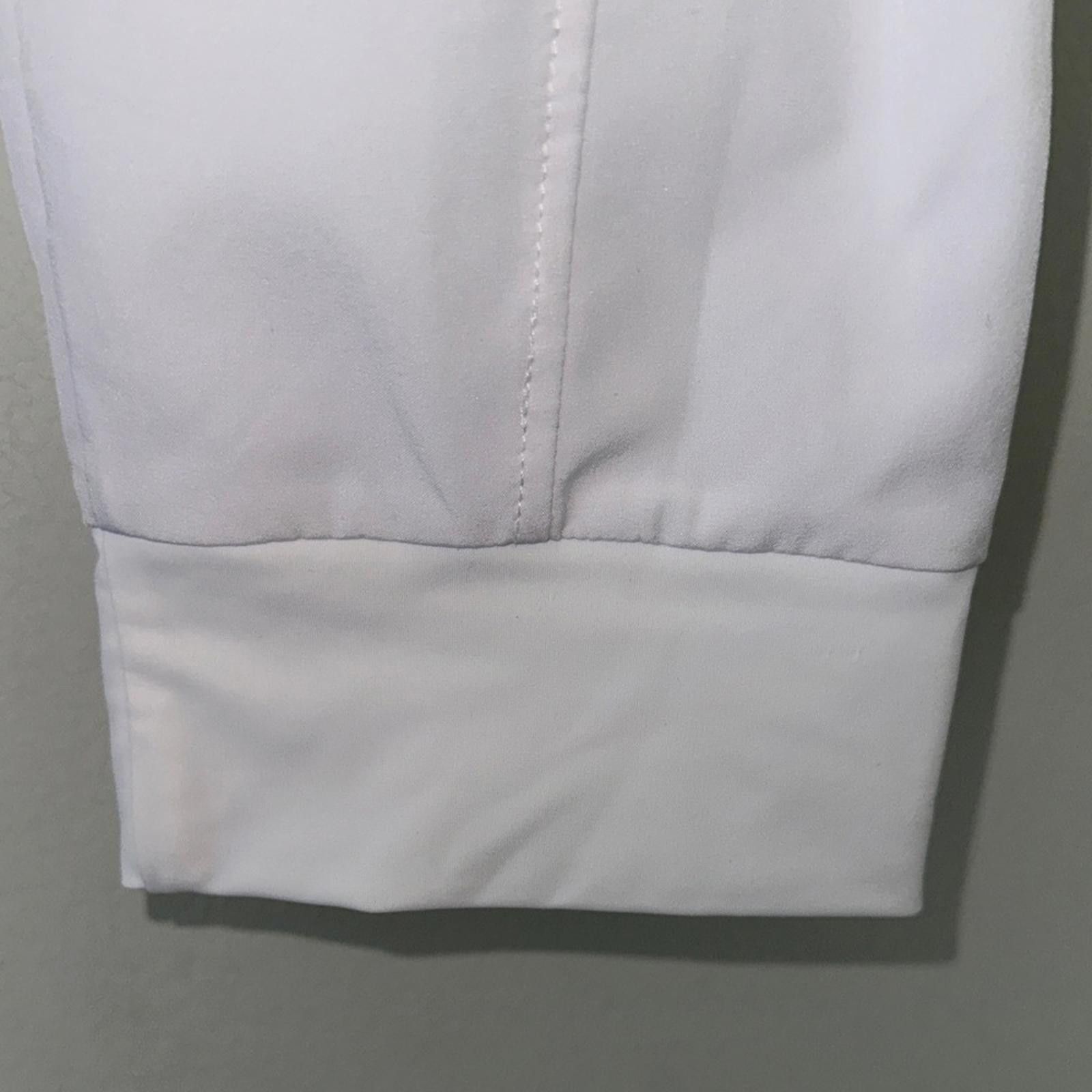 Designer Elegant White Jogger Pants for Women Size 28" / US 6 / IT 42 - 4 Thumbnail