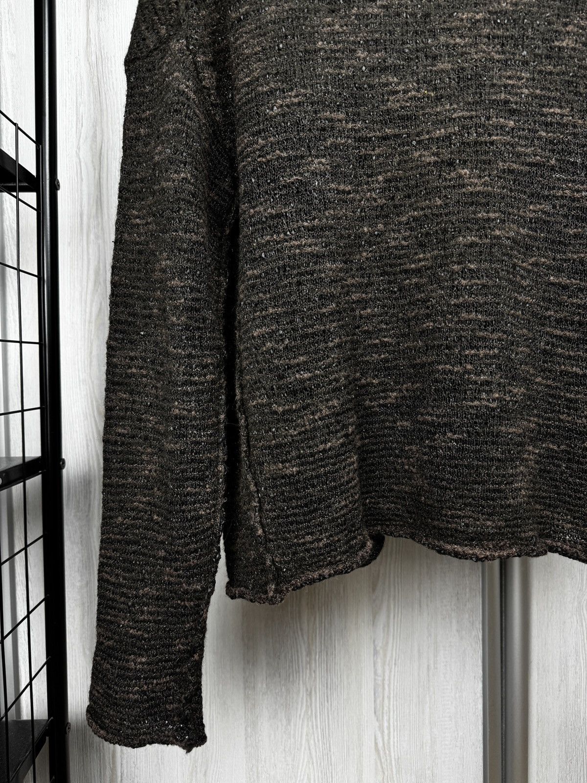 Transit Transit Par-such brown oversized avant garde knitted sweater Size M / US 6-8 / IT 42-44 - 4 Thumbnail