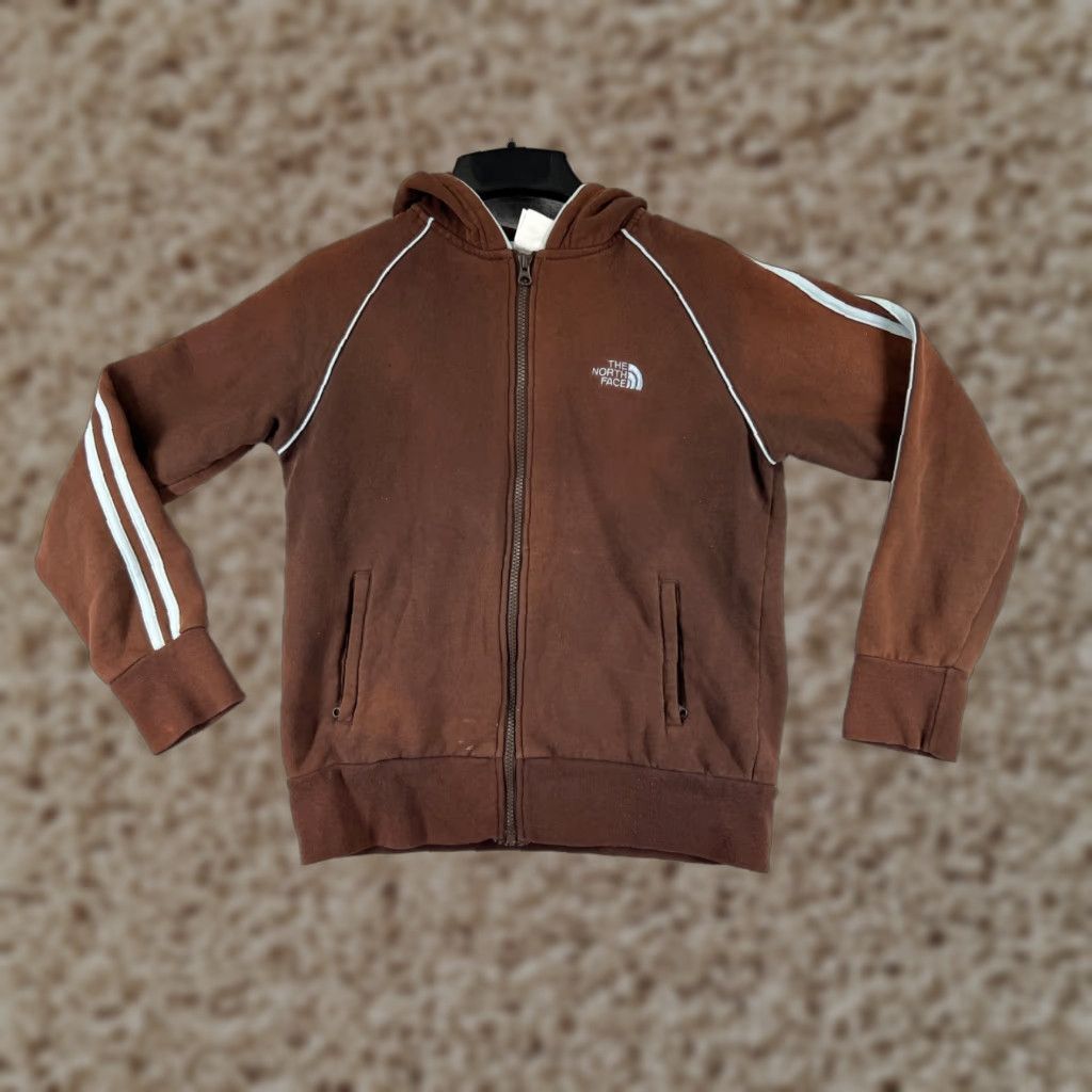 The North Face The North Face Hoodie Womens Medium Brown Full Zip Tracksuit FADING READ Size M / US 6-8 / IT 42-44 - 1 Thumbnail