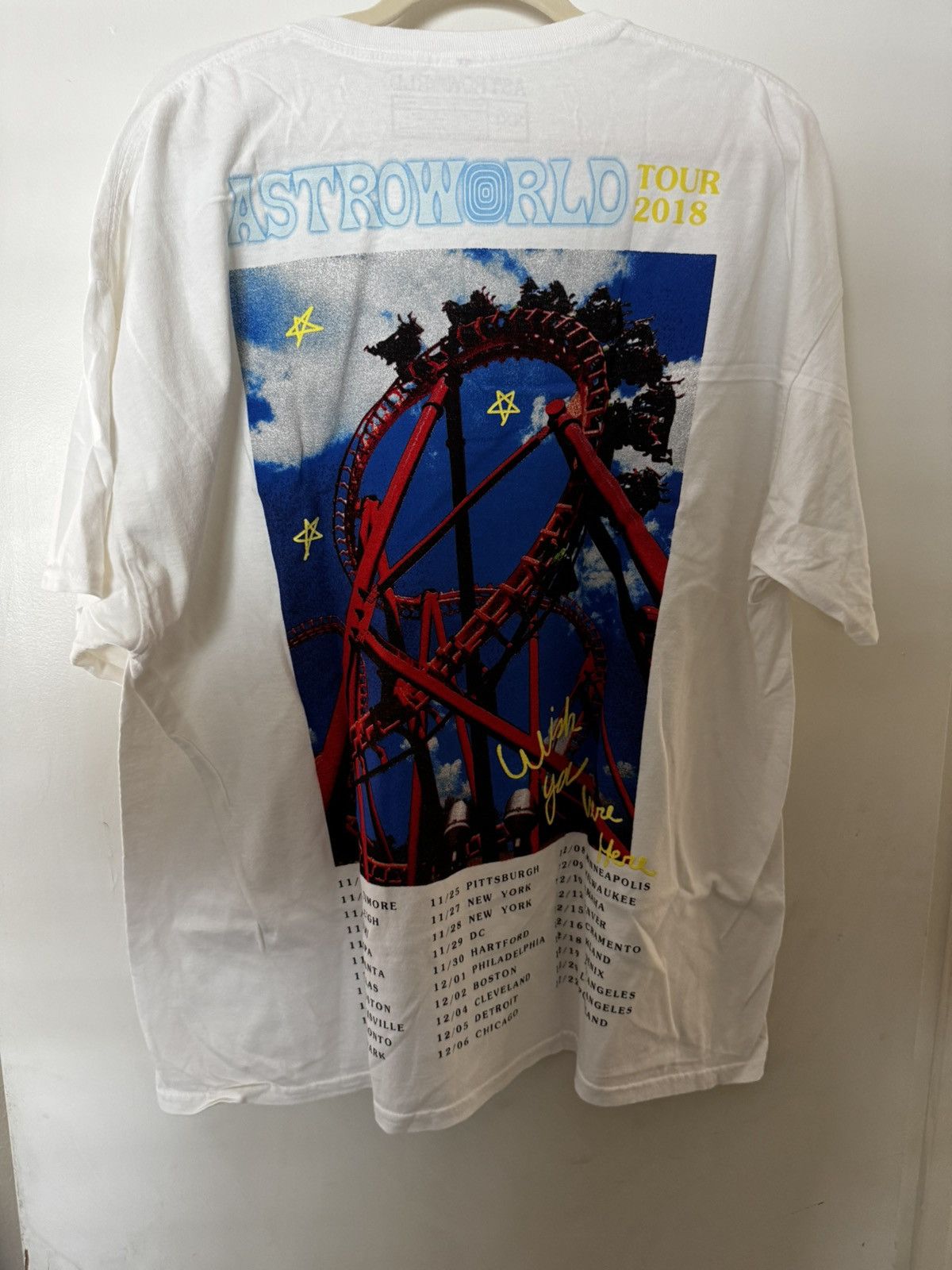 Travis Scott Travis Scott Roller Coaster Astroworld tee Size US XXL / EU 58 / 5 - 2 Thumbnail