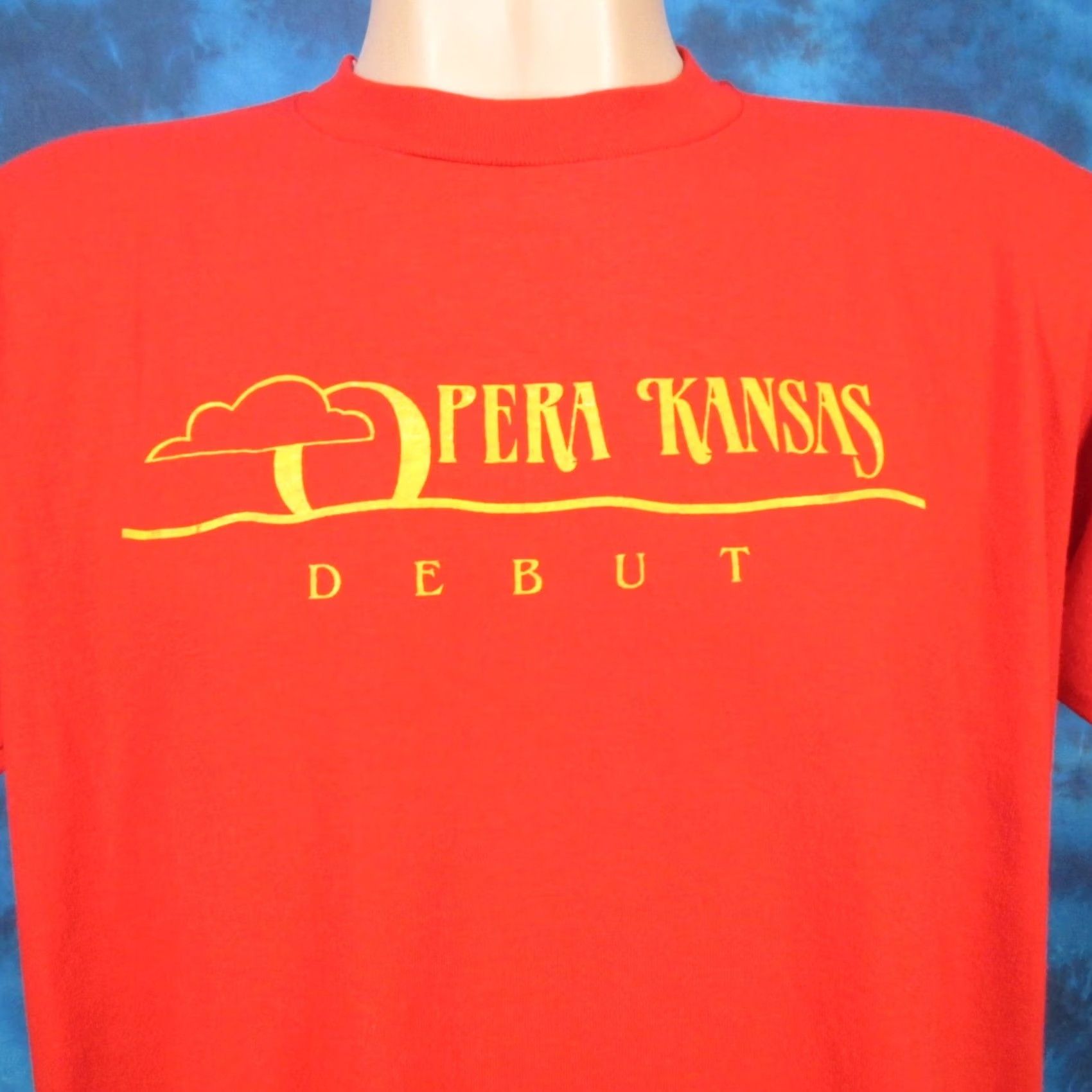 Vintage VINTAGE OPERA KANSAS DEBUT T-Shirt LARGE musical theatre 80s single stitch Mens Size US L / EU 52-54 / 3 - 4 Thumbnail