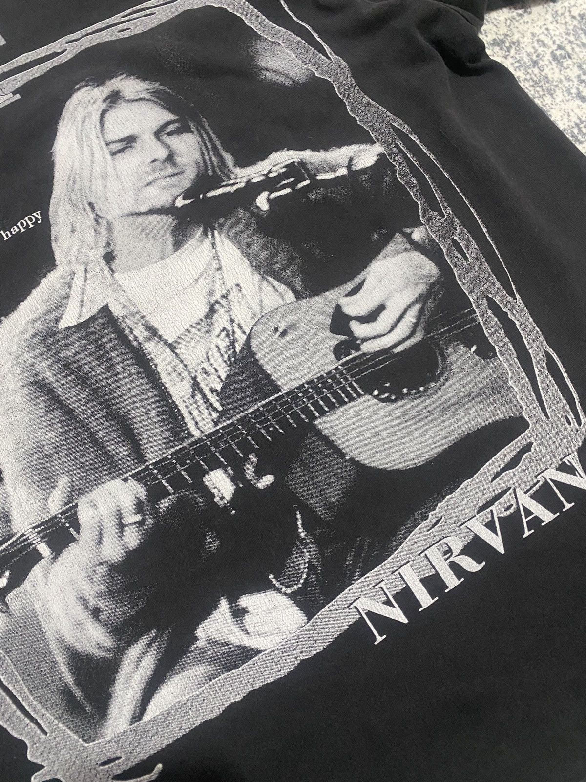 Band Tees Nirvana vintage band tee fullprint tee Size US L / EU 52-54 / 3 - 6 Thumbnail