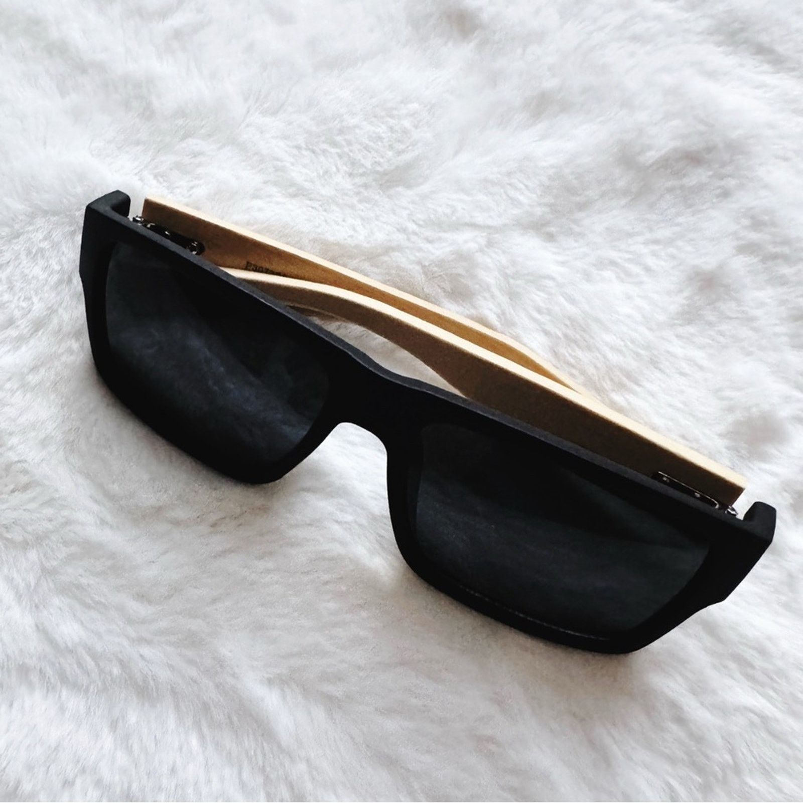 Other Jensen Black & Light Wood Sunglasses Size ONE SIZE - 4 Thumbnail