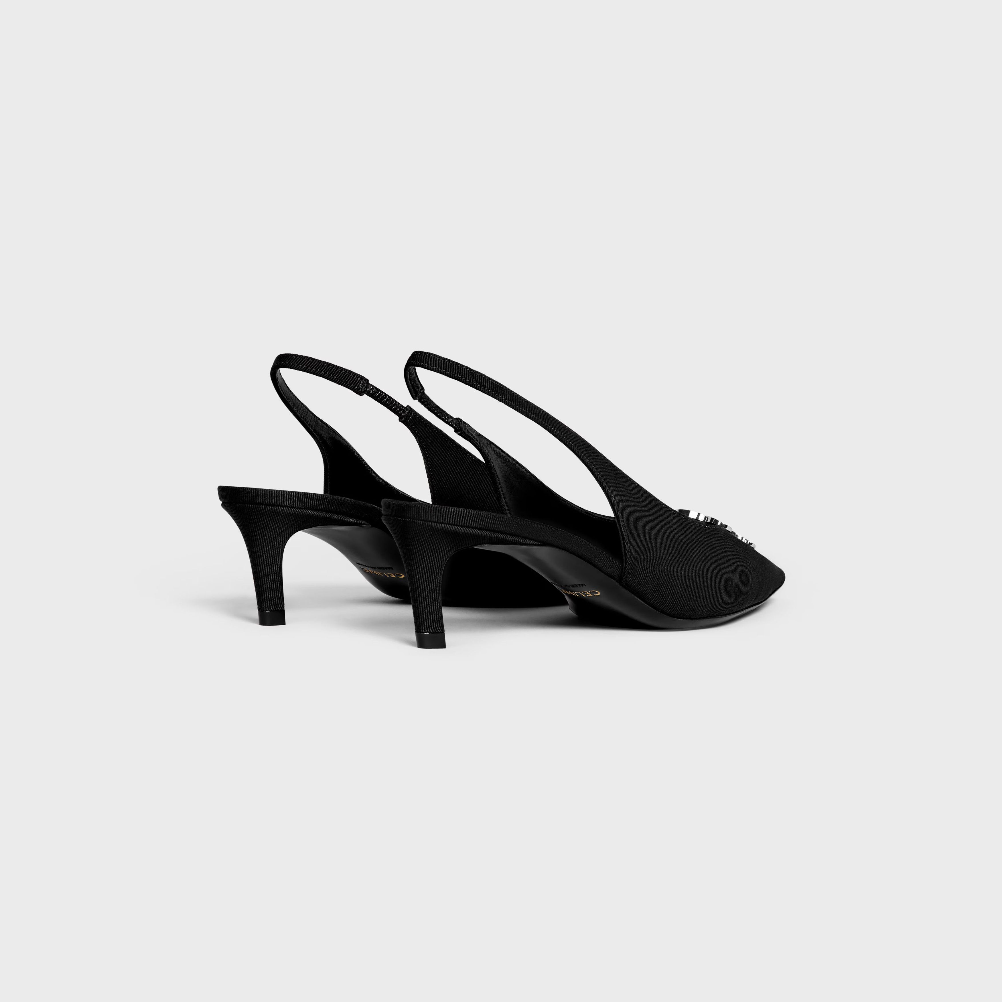 Celine o1bcso1str0925 356832285C Alma Triomphe Slingback Pumps Size US 8 / IT 38 - 2 Thumbnail