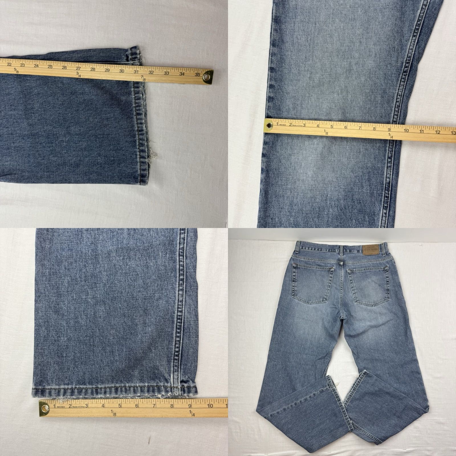 Old Navy VINTAGE Old Navy Jeans Bootcut Men 33 Regular 32 Inseam Blue Punk Y2K Hipster - N/A Size US 33 - 9 Thumbnail