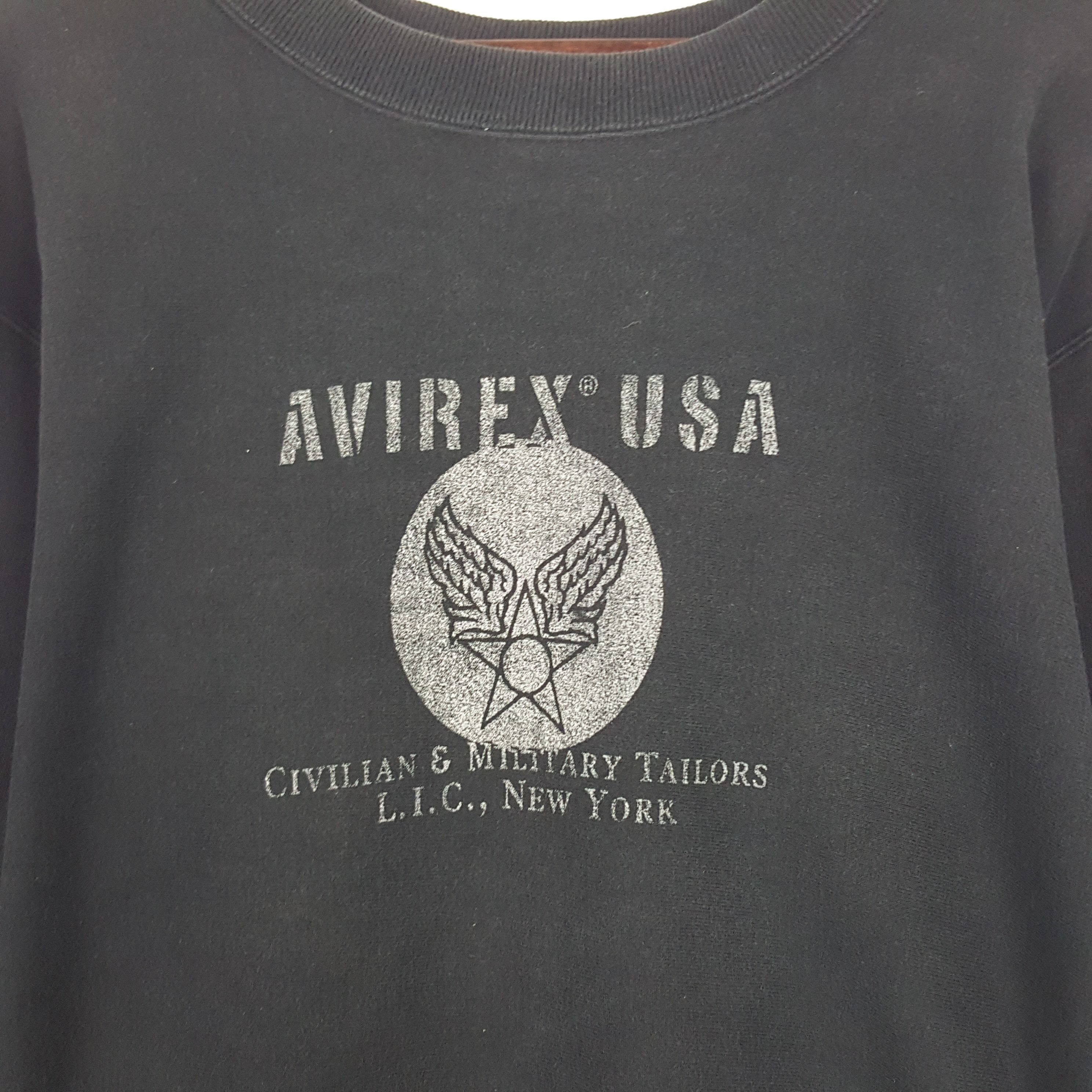 Avirex × Vintage Vintage Avirex USA Sweatshirt Size US L / EU 52-54 / 3 - 2 Thumbnail
