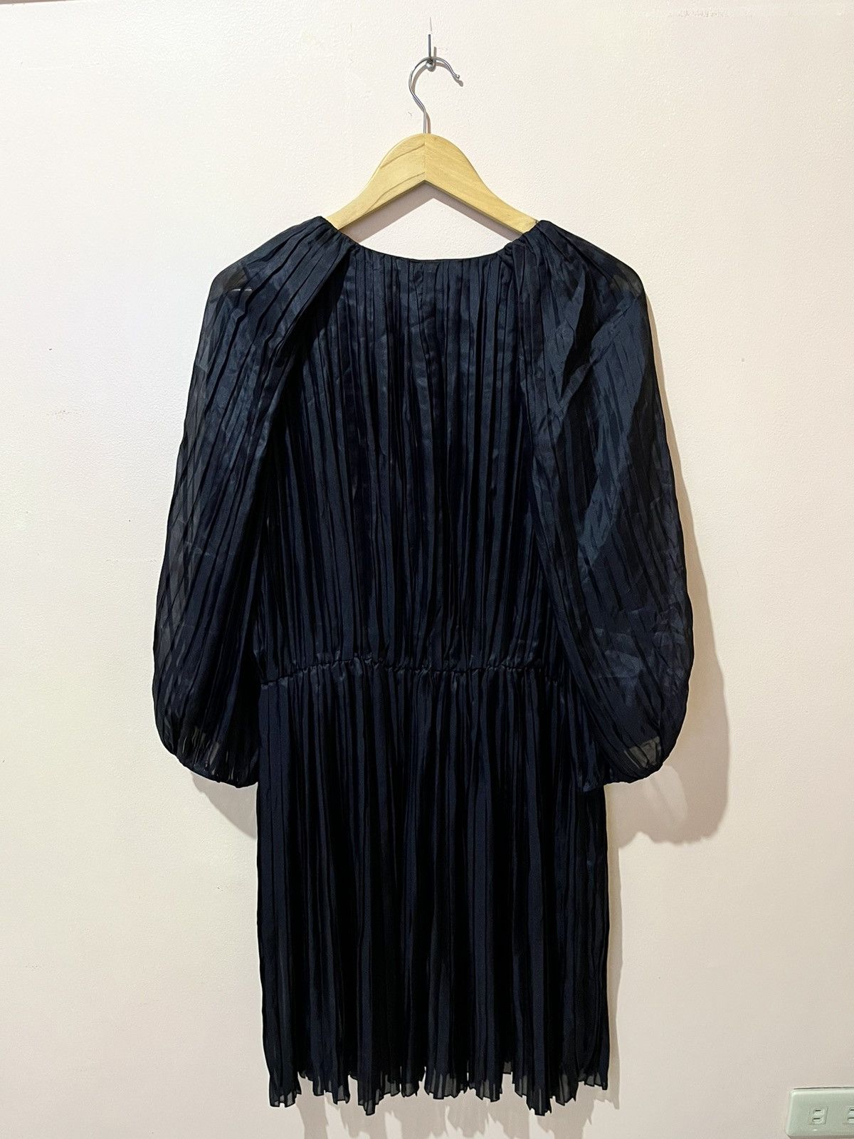 Chloe Chloè - Phoebe Philo - Pleated - Puff Sleeve - Midi Dress Size M / US 6-8 / IT 42-44 - 9 Thumbnail