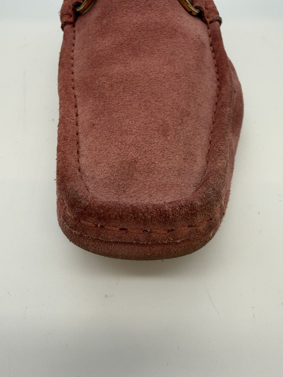 Gucci Gucci Bamboo Horsebit Suede Driving Loafers —Dusty Rose Pink Size US 11 / EU 44 - 8 Thumbnail