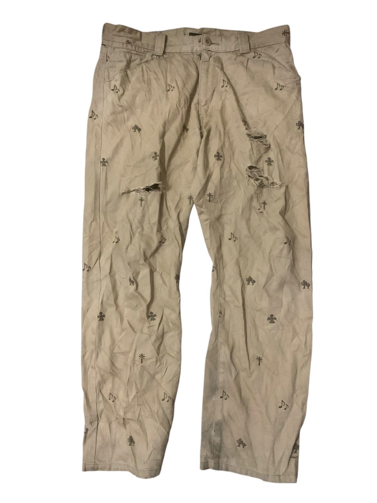 Art Comes First × Japanese Brand Vintage 1999 Subciety Workwear Denim Jeans Size US 36 / EU 52 - 1 Thumbnail