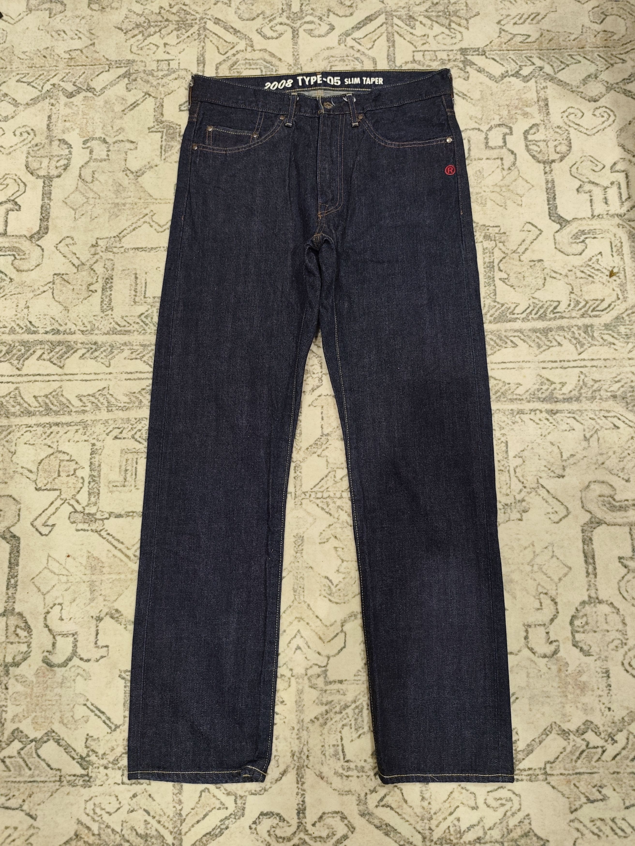 Bape Bathing ape selvedge jeans Size US 32 / EU 48 - 2 Thumbnail
