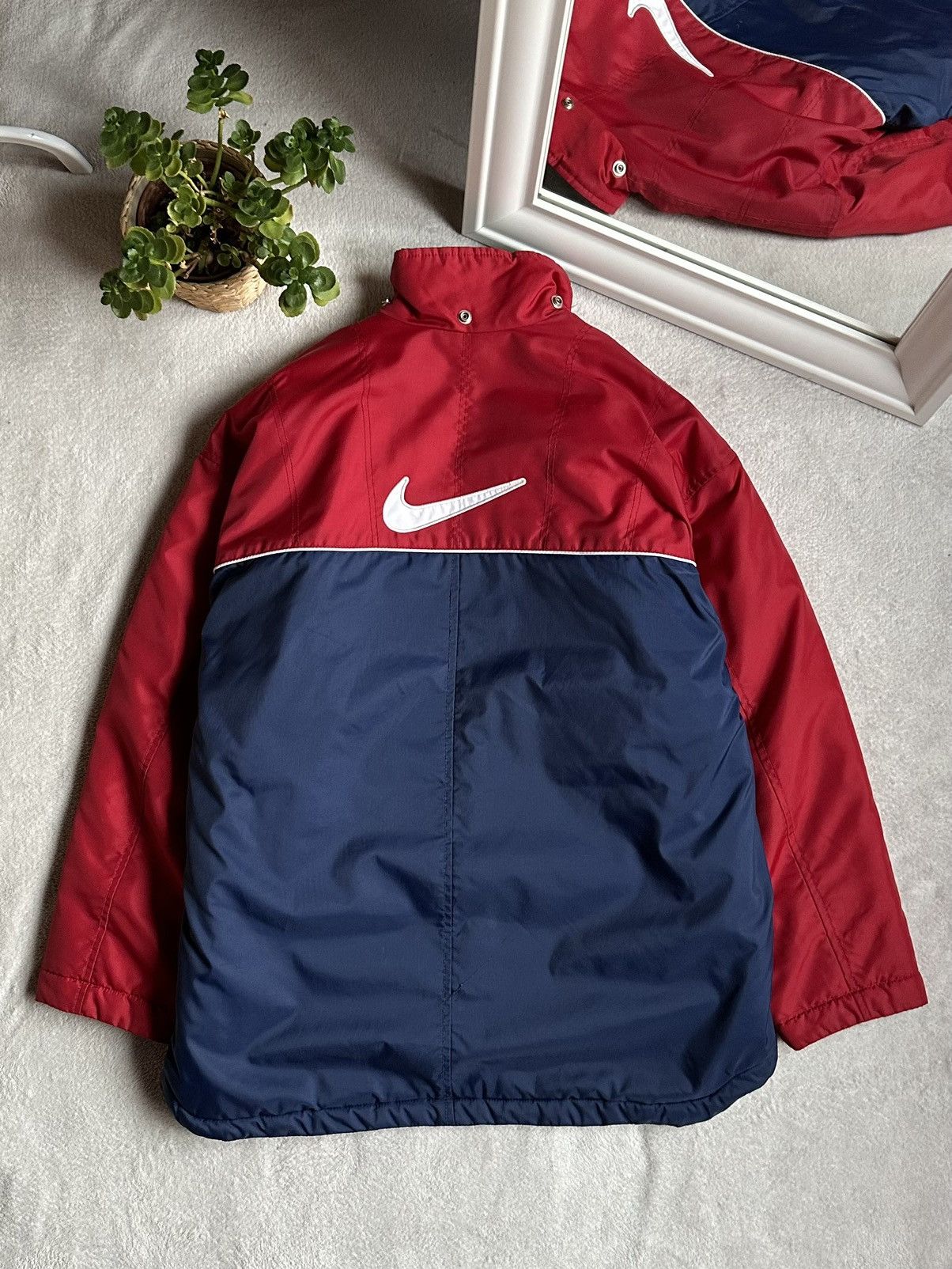 Nike × Streetwear × Vintage 90s Nike Vintage Oversize Big Swoosh 