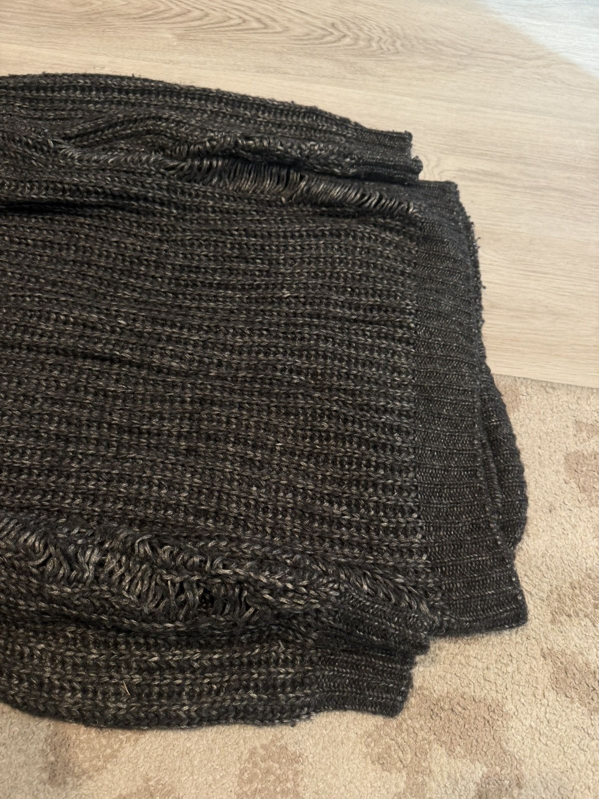 Saint Laurent Paris s/s 2015 distressed wool cardigan!! Size US L / EU 52-54 / 3 - 5 Thumbnail
