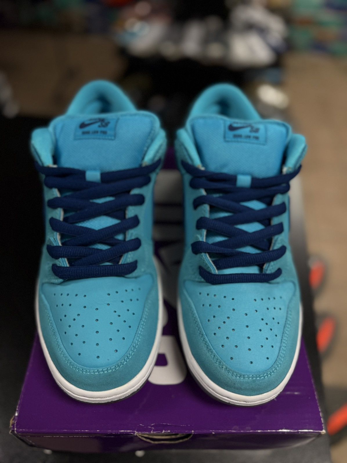 Nike Size 11 - Nike Dunk SB Low Blue Fury 2020 (BQ6817-400) Size US 11 / EU 44 - 5 Thumbnail
