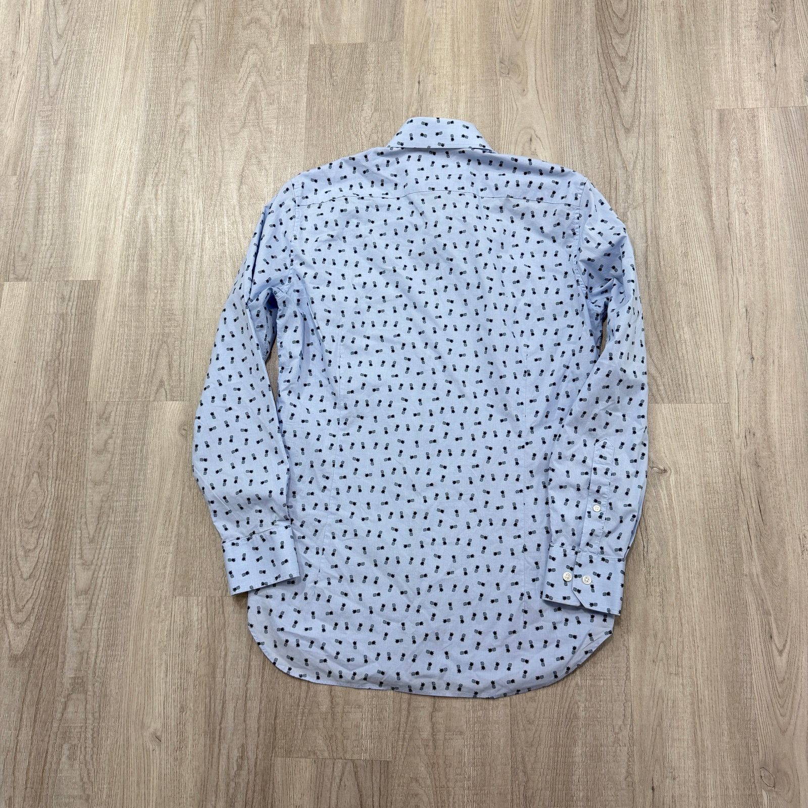 Bonobos Bonobos Shirt Men's 15.5 - 34 Blue Pineapple All Over Print Size US M / EU 48-50 / 2 - 5 Thumbnail